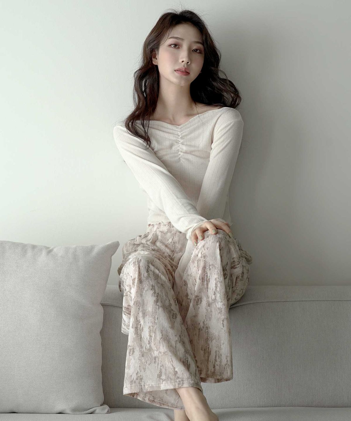 파란(PALAN) 썸머 아이스 밴딩 팬츠