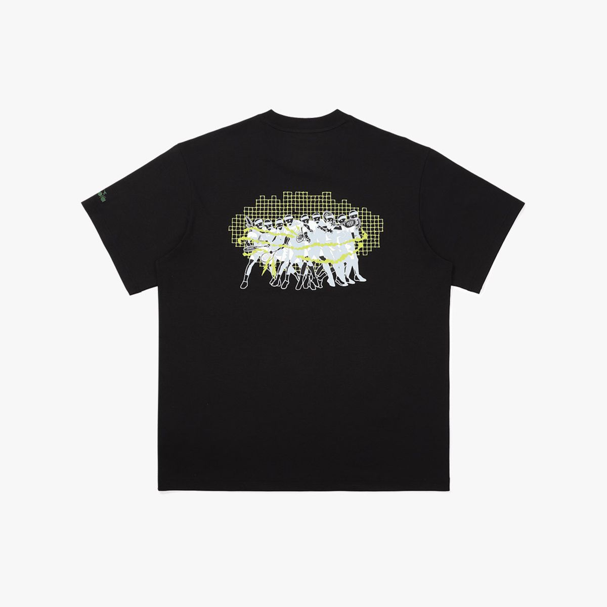 디아도라(diadora) 배즈본 AIRTEX 반팔 티셔츠 BLACK