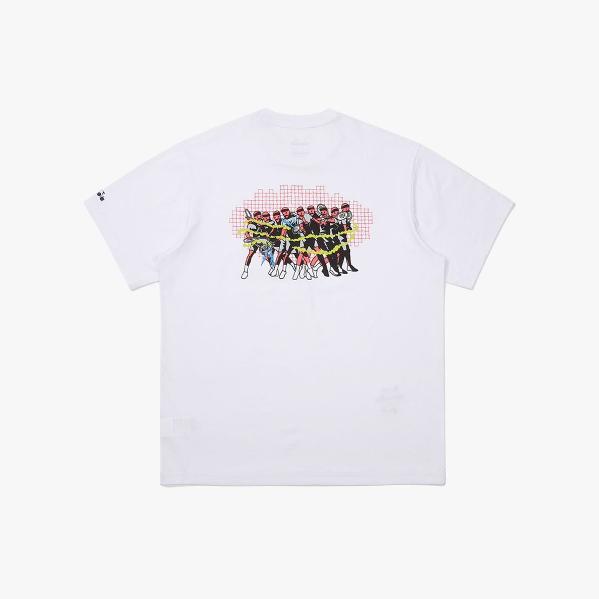 디아도라(diadora) 배즈본 AIRTEX 반팔 티셔츠 WHITE