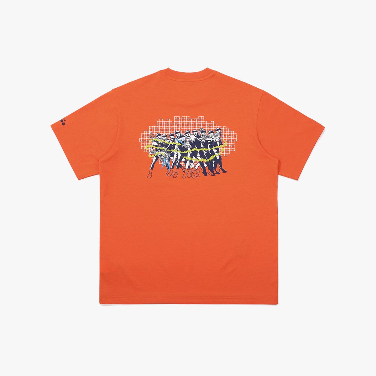 디아도라(diadora) 배즈본 AIRTEX 반팔 티셔츠 ORANGE