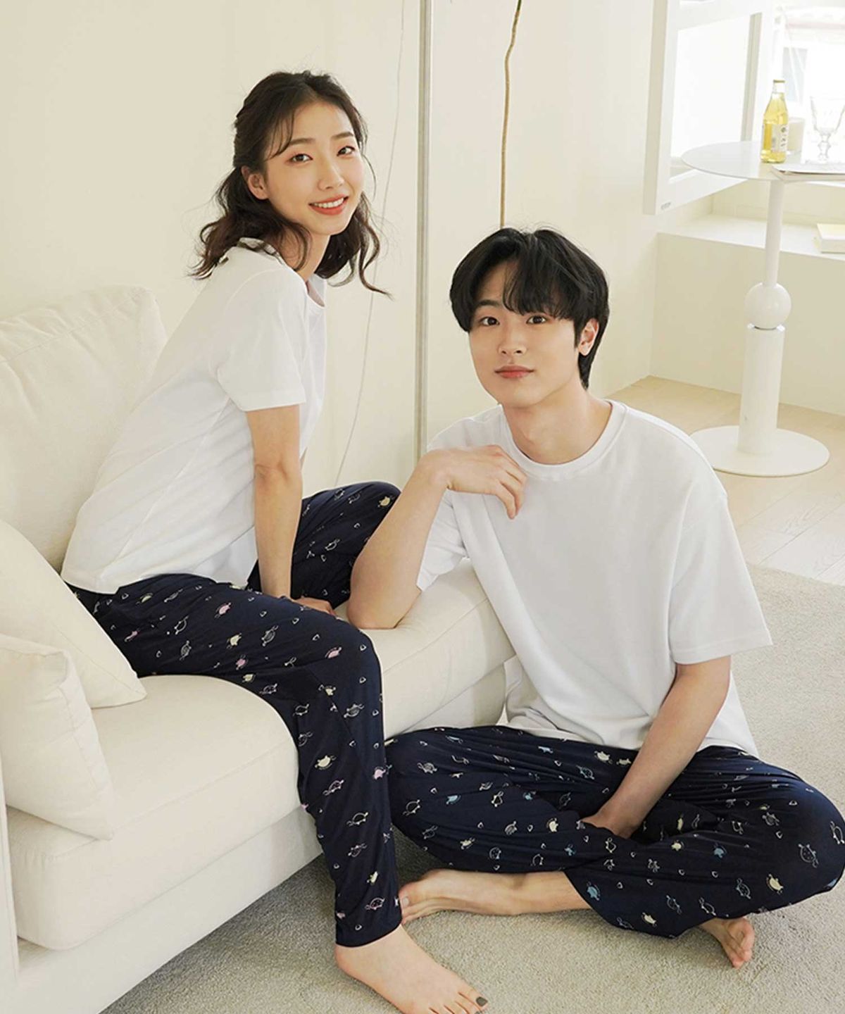 파란(PALAN) 아이스 냉감 커플 잠옷 바지