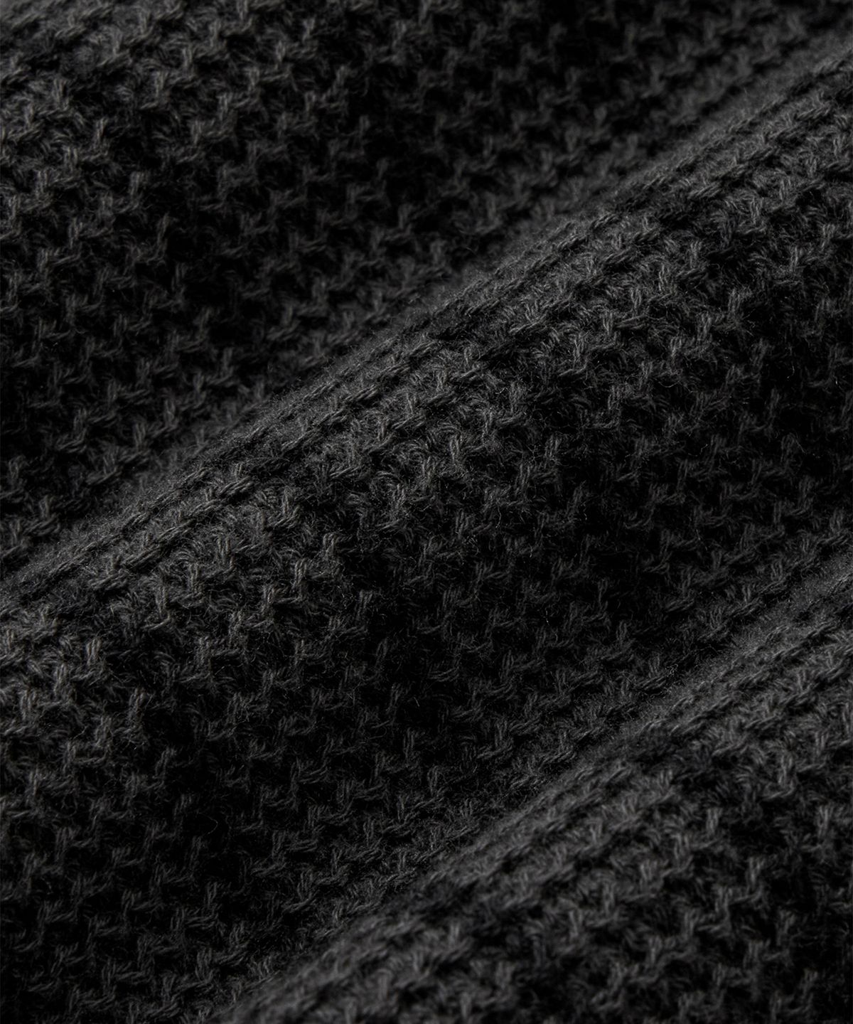 브랜디드(BRANDED) HARD TWIST HOLIDAY POLO KNIT [CHARCOAL STRIPE]