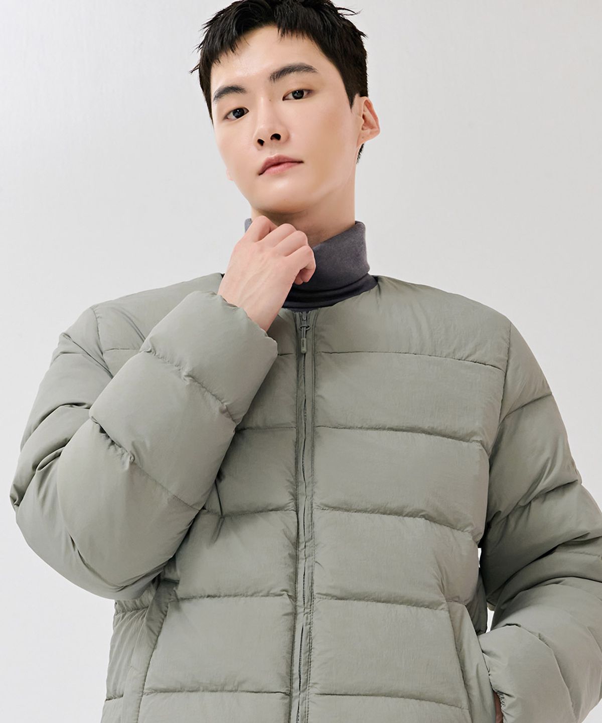 체이스컬트(CHASECULT) 공용 U넥 경량 패딩 점퍼-DFZU4701C0V
