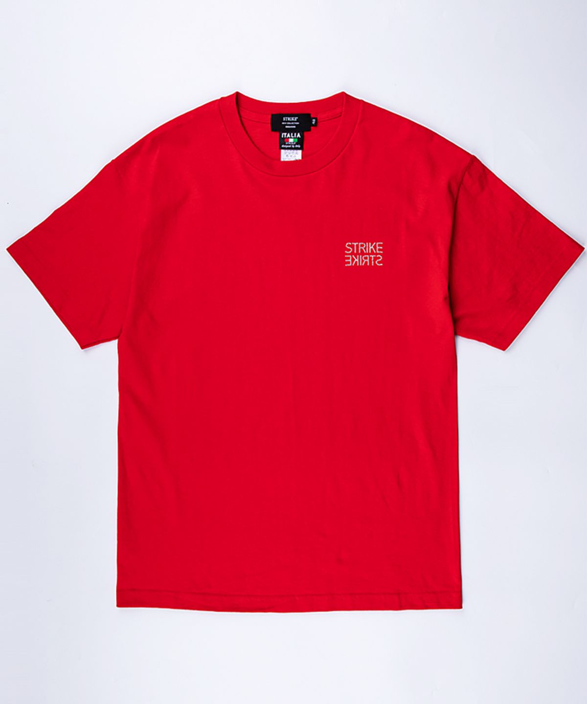 스트라이크(STRIKE) Studded Artistry Painted Short Sleeve Tee (RED)
