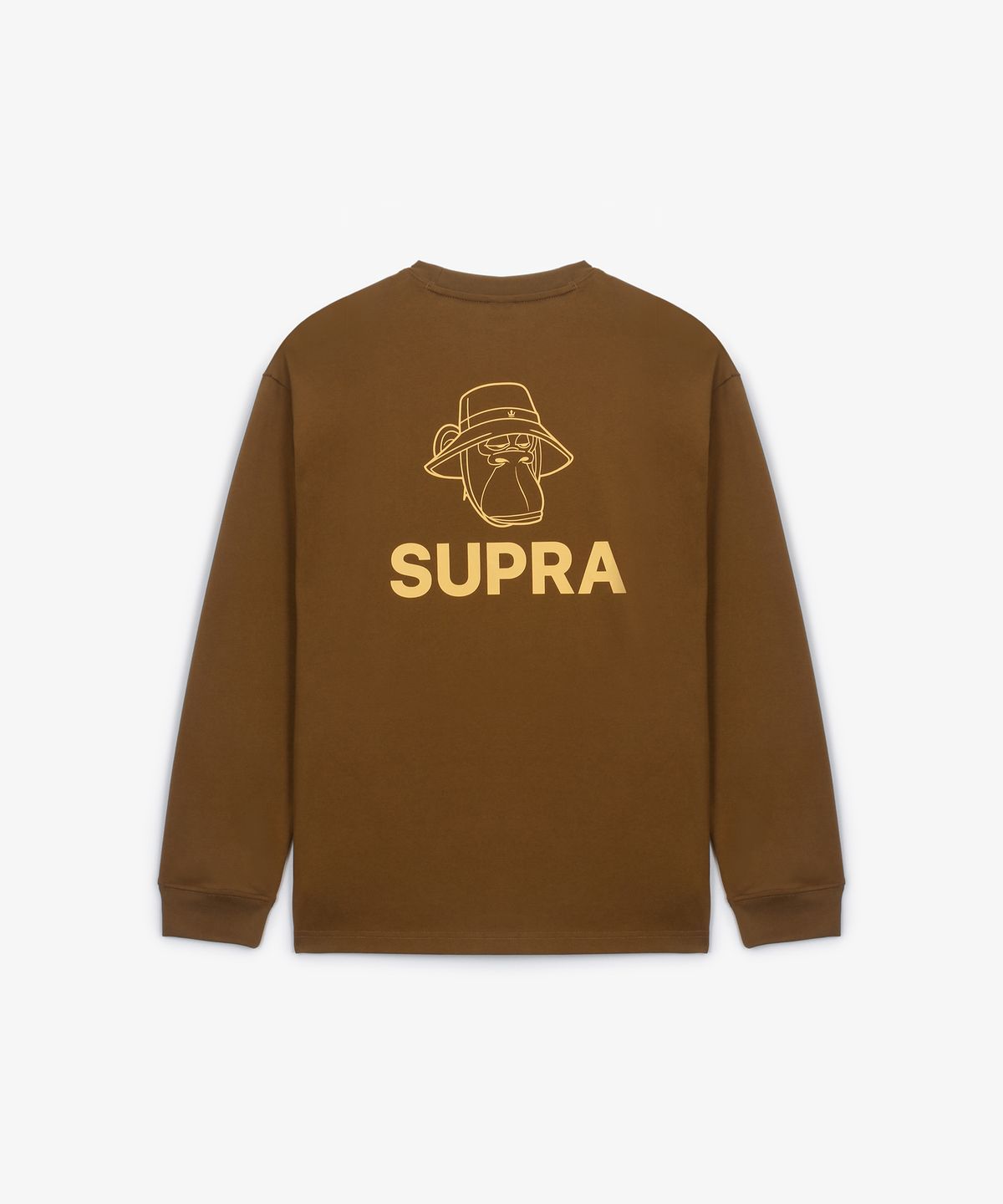 수프라(SUPRA) 후면 빅 그래픽 긴팔 티셔츠(BEIGE)