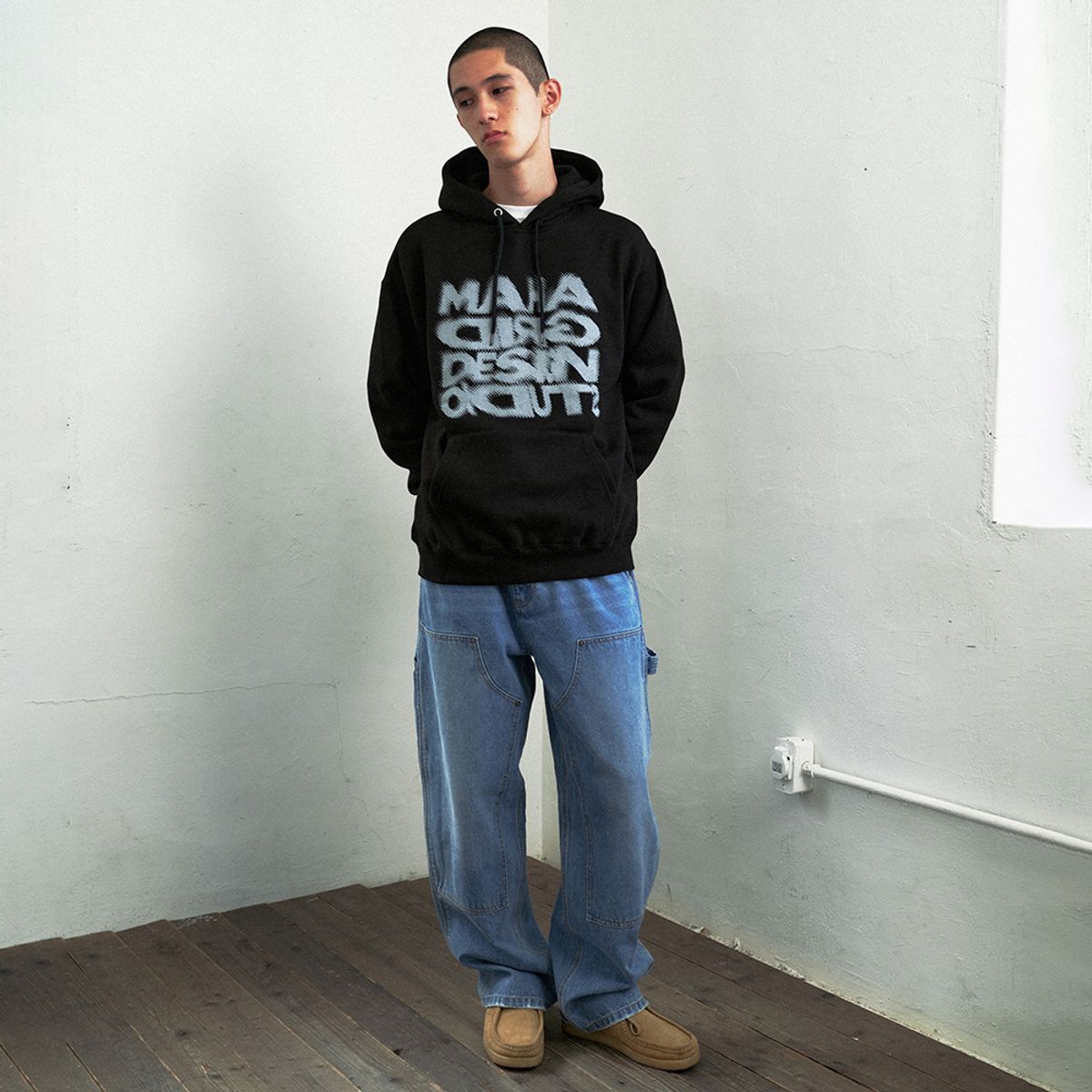마하그리드(MAHAGRID) HALFTONE HOODIE_3colors(MG2DFMM423A)