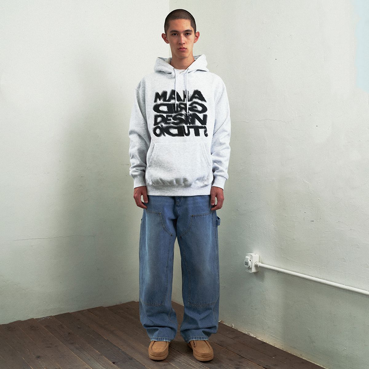 마하그리드(MAHAGRID) HALFTONE HOODIE_3colors(MG2DFMM423A)