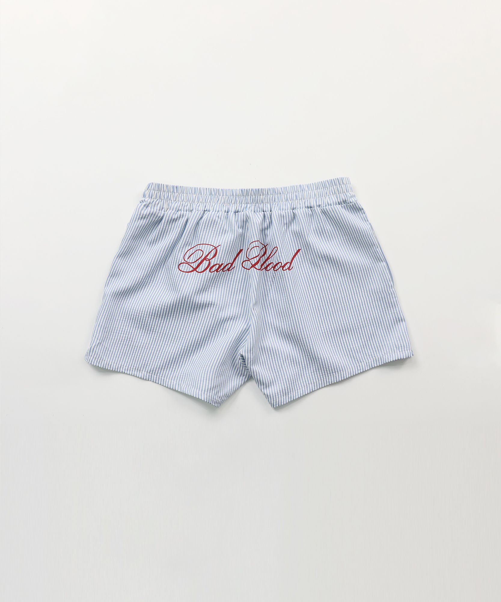 BADBLOOD♥ Classic Logo Pointel Micro Boxer Short Badblood Classic Logo Pointel Micro Boxer Shorts - White