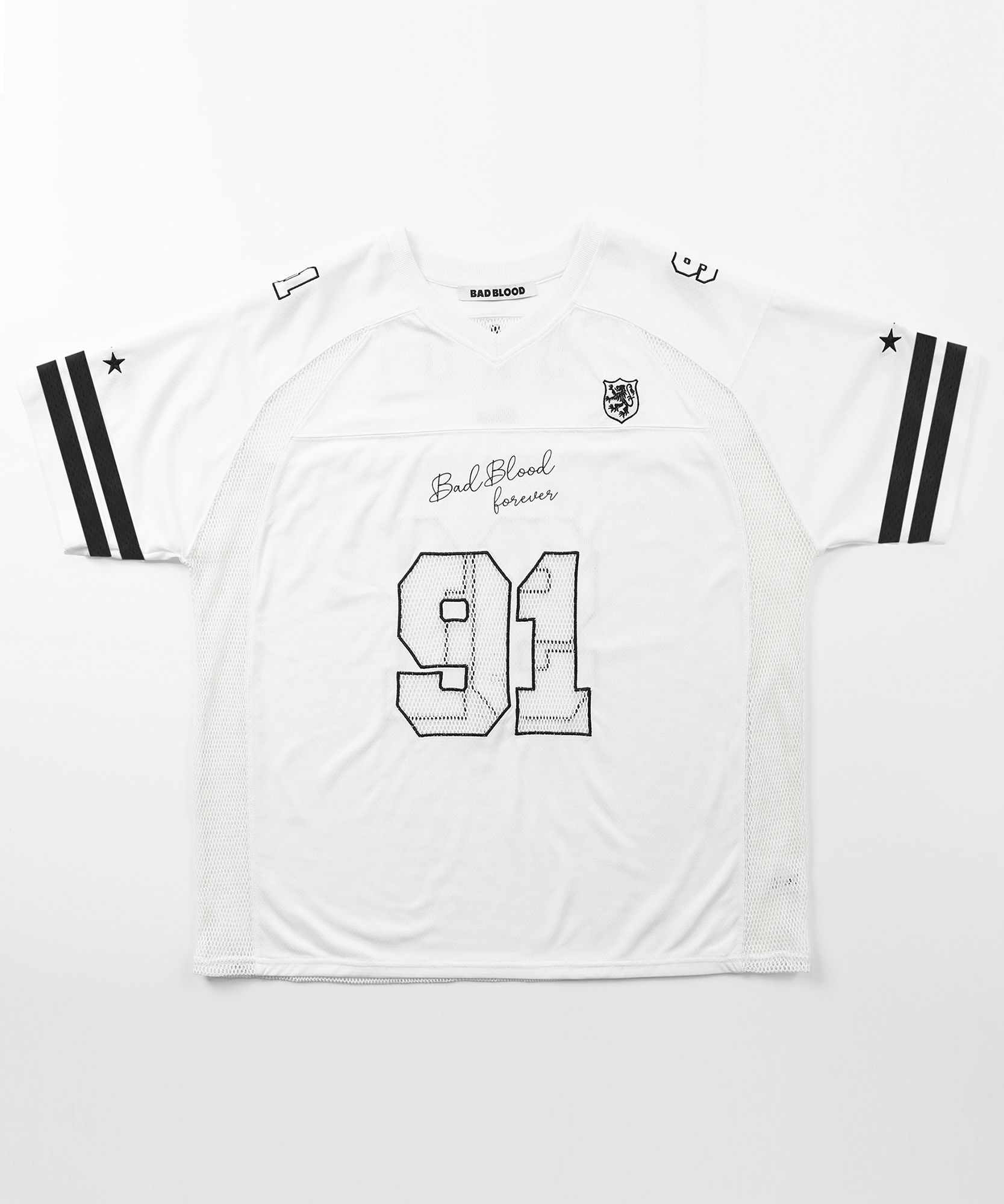 MUSINSA | BADBLOOD 91 Soccer Shirt – White