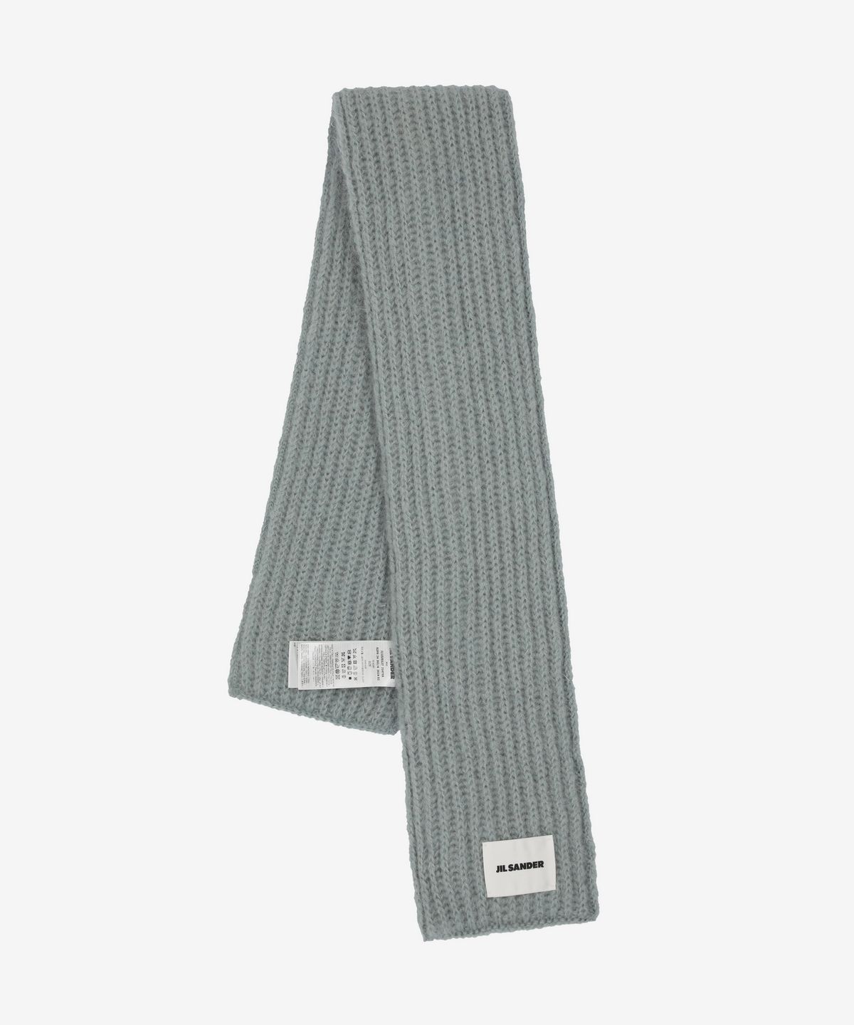 질 샌더(JIL SANDER) 로고 패치 스카프 - 알루미늄 / J22ZZ0127J14716446