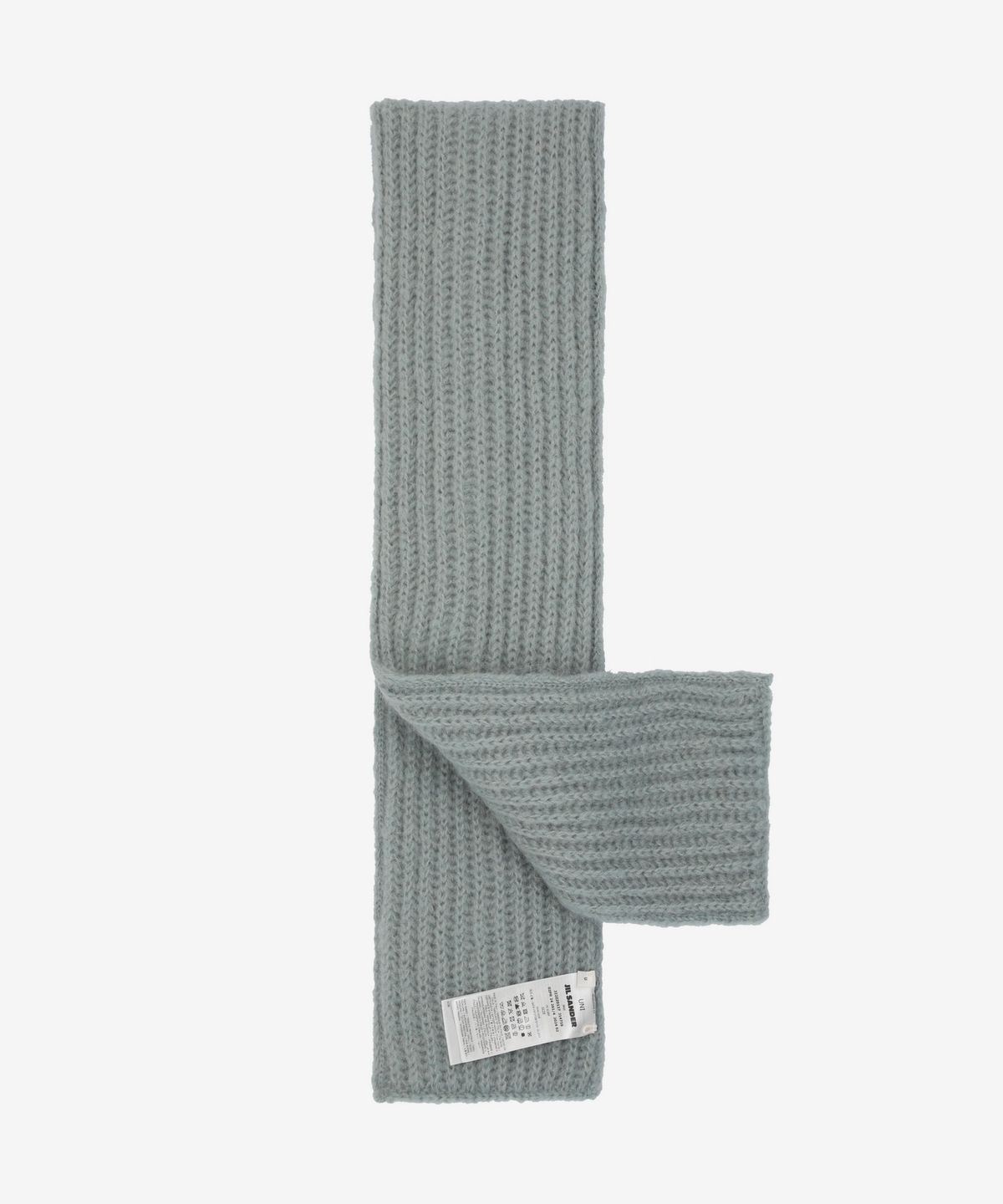 질 샌더(JIL SANDER) 로고 패치 스카프 - 알루미늄 / J22ZZ0127J14716446