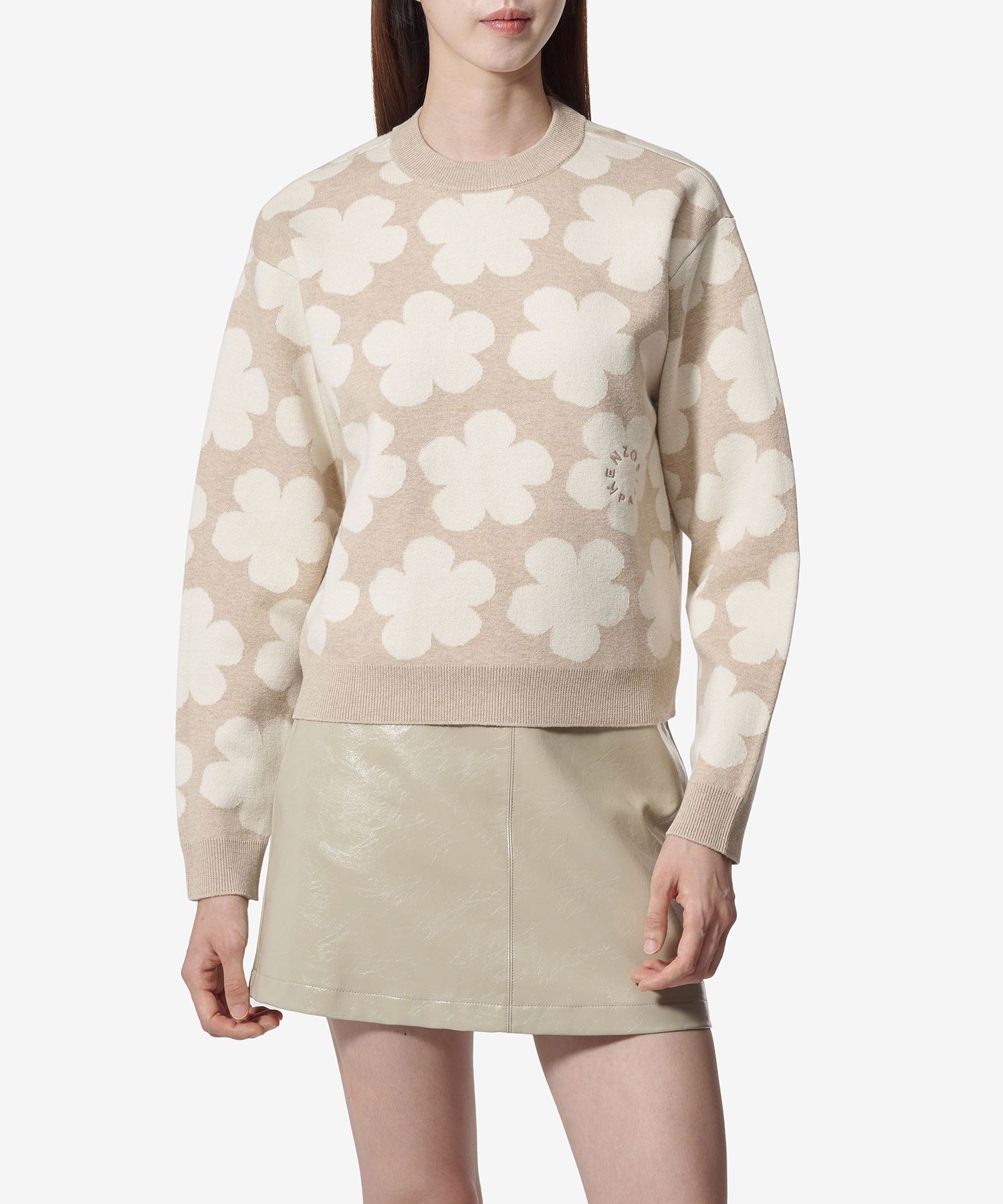 MUSINSA公式 | KENZO One Dots Knit - Beige / FE62PU4873CN11