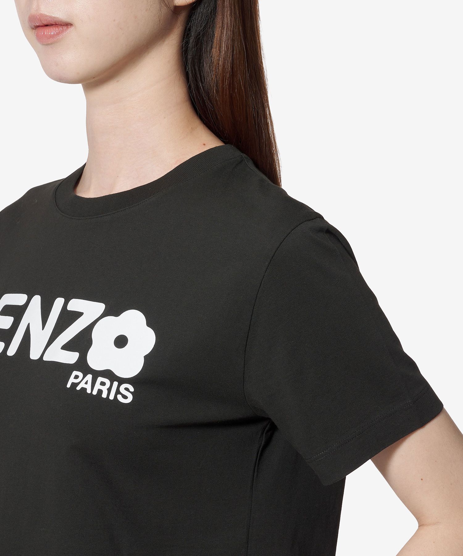 ★KENZO★ Bokeh 20 Classic Short Sleeve T-Shirt Black FE65TS MUSINSA | KENZO Bokeh 2.0 Loose Short Sleeve T-Shirt - Black