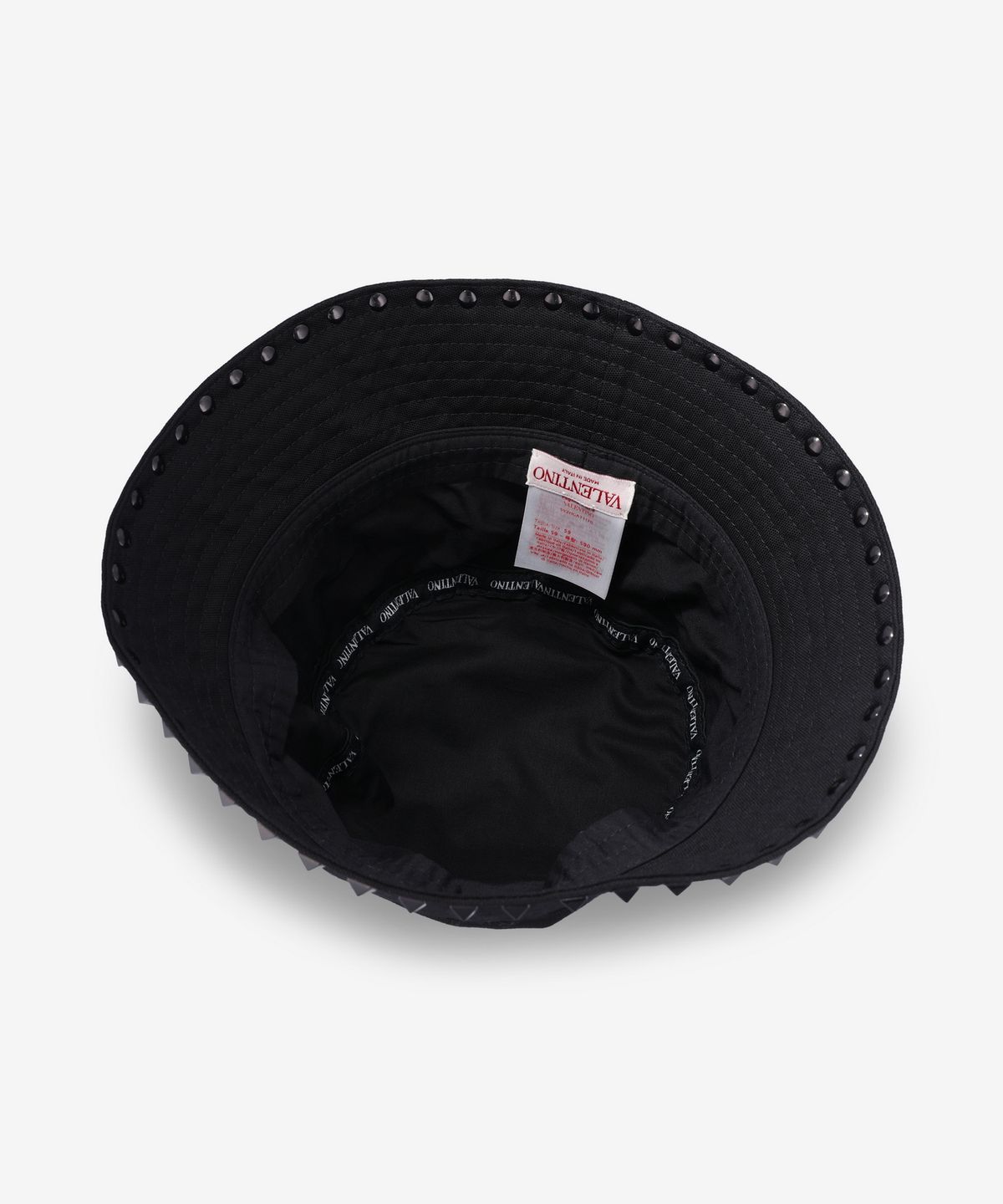 발렌티노(VALENTINO) 락스터드 버킷햇 - 블랙 / 5Y2HGA11LHJ0NO
