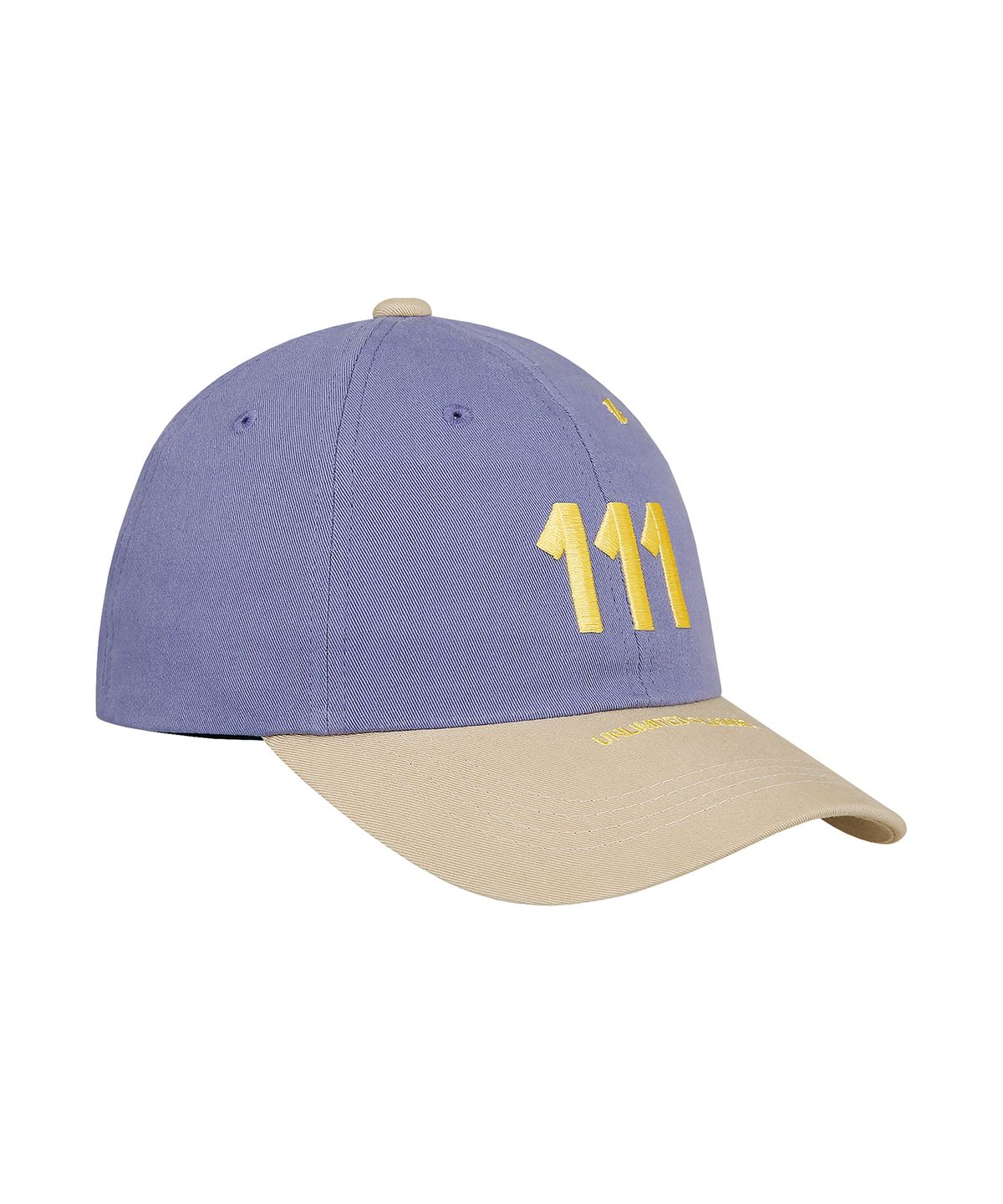 홍우성(HONGWOOSUNG) NUMBER 111 BALL CAP_PURPLE&BEIGE