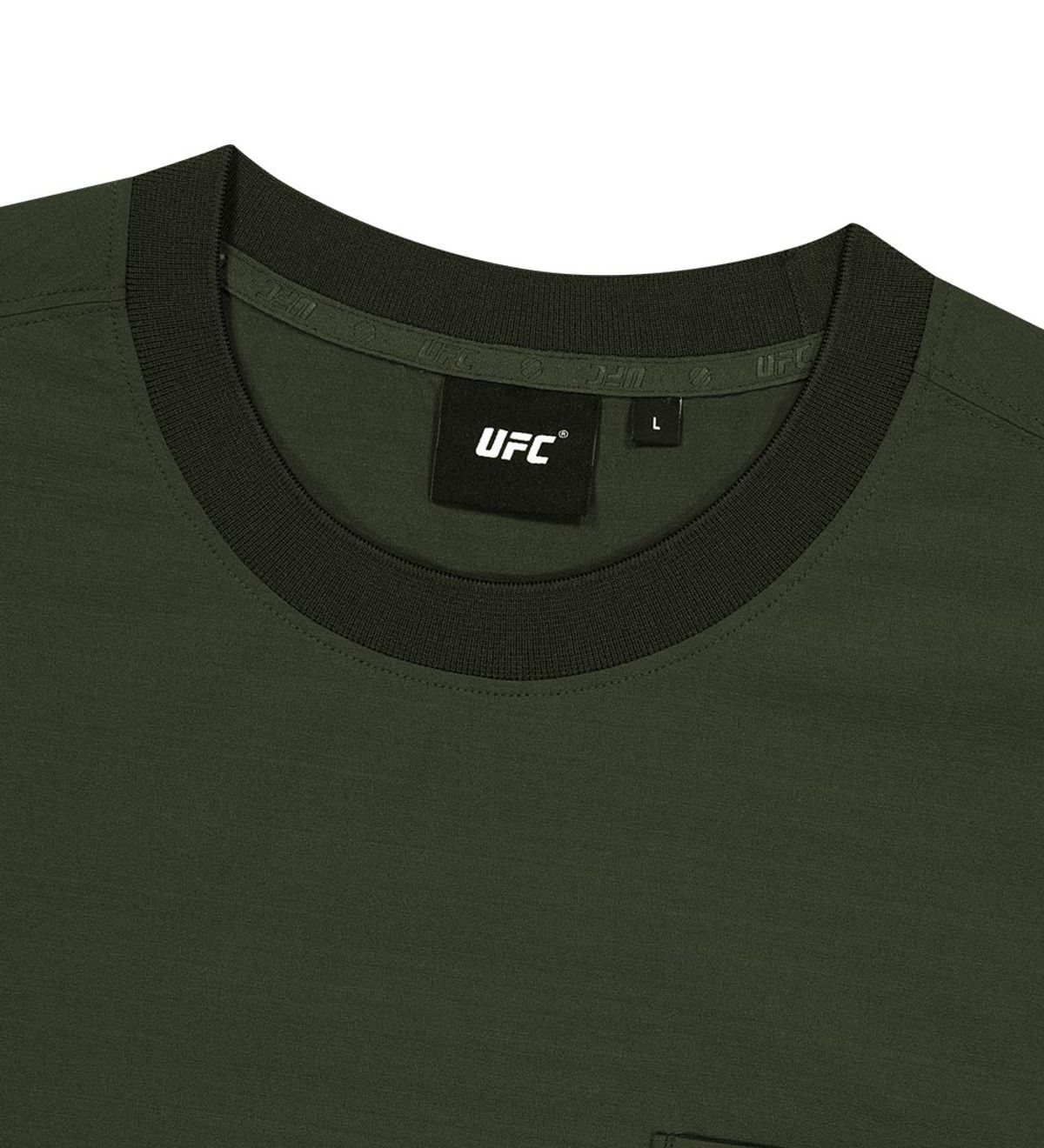 유에프씨 스포츠(UFC SPORT) UFC 쿨 소로나 레귤러핏 반팔 티셔츠 다크카키 U2SSW2310DK