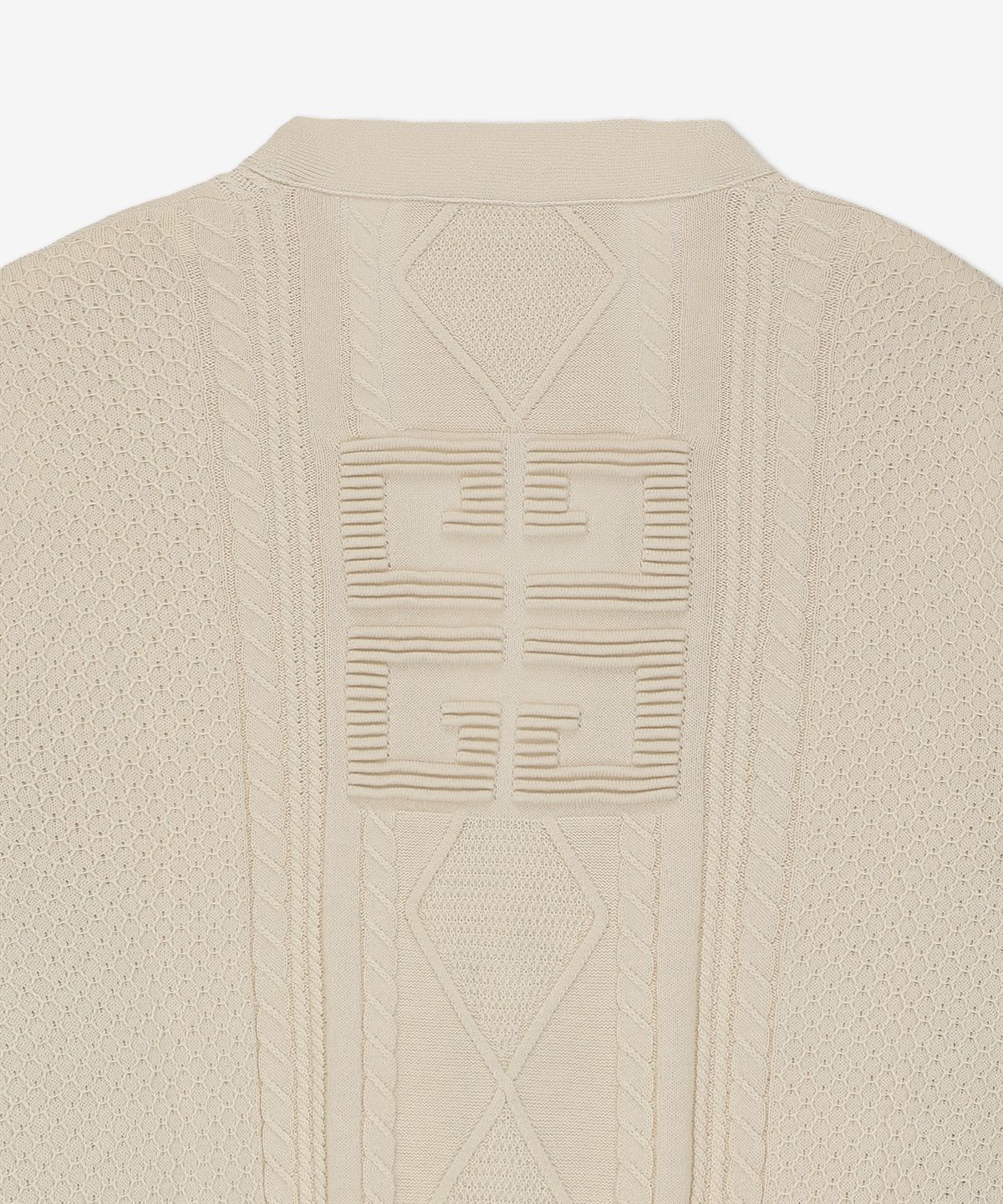 지방시(GIVENCHY) 4G 케이블 니트 가디건 - 아이보리 / BM90S74YJP105