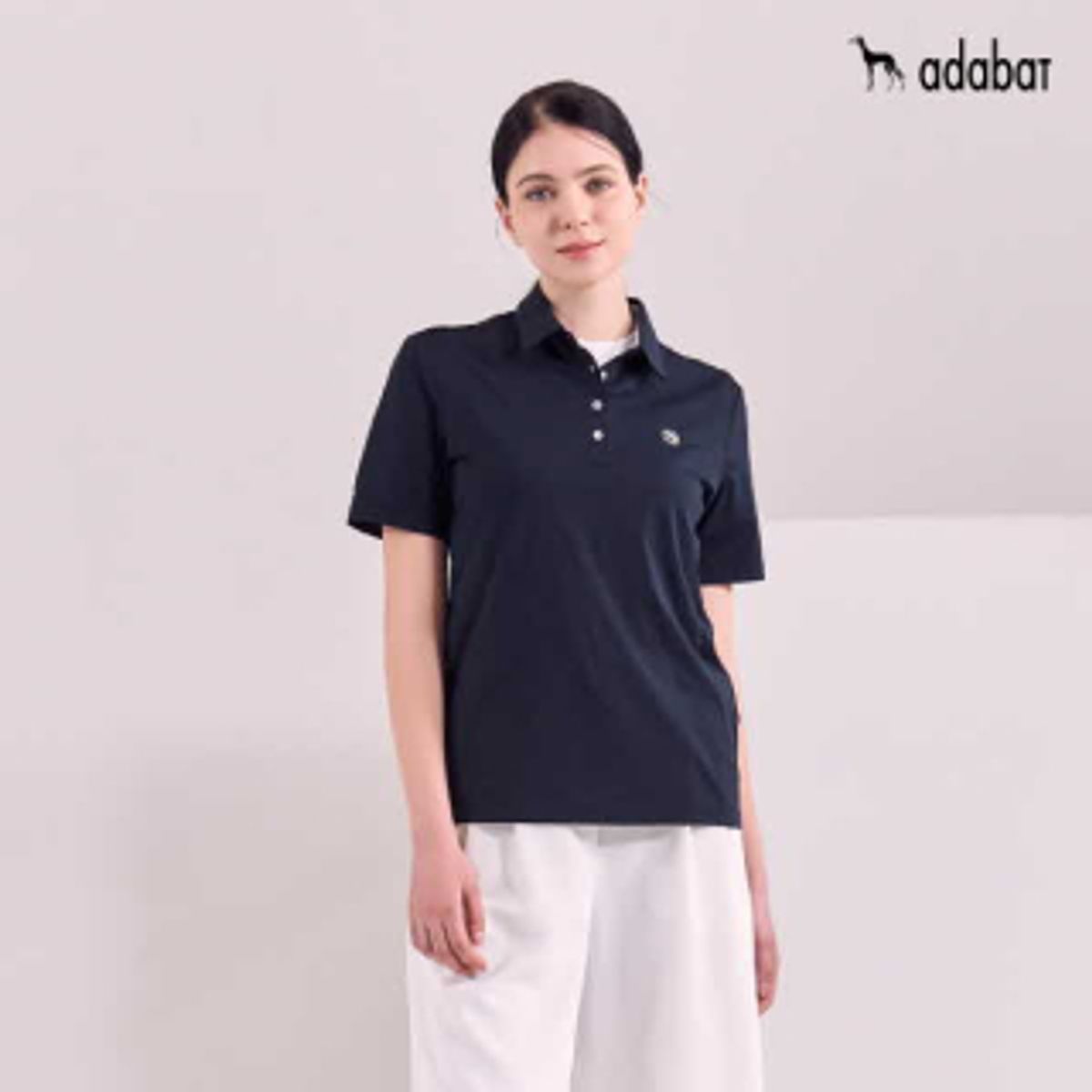 아다바트(ADABAT) 우먼즈 반팔 카라티셔츠 3color