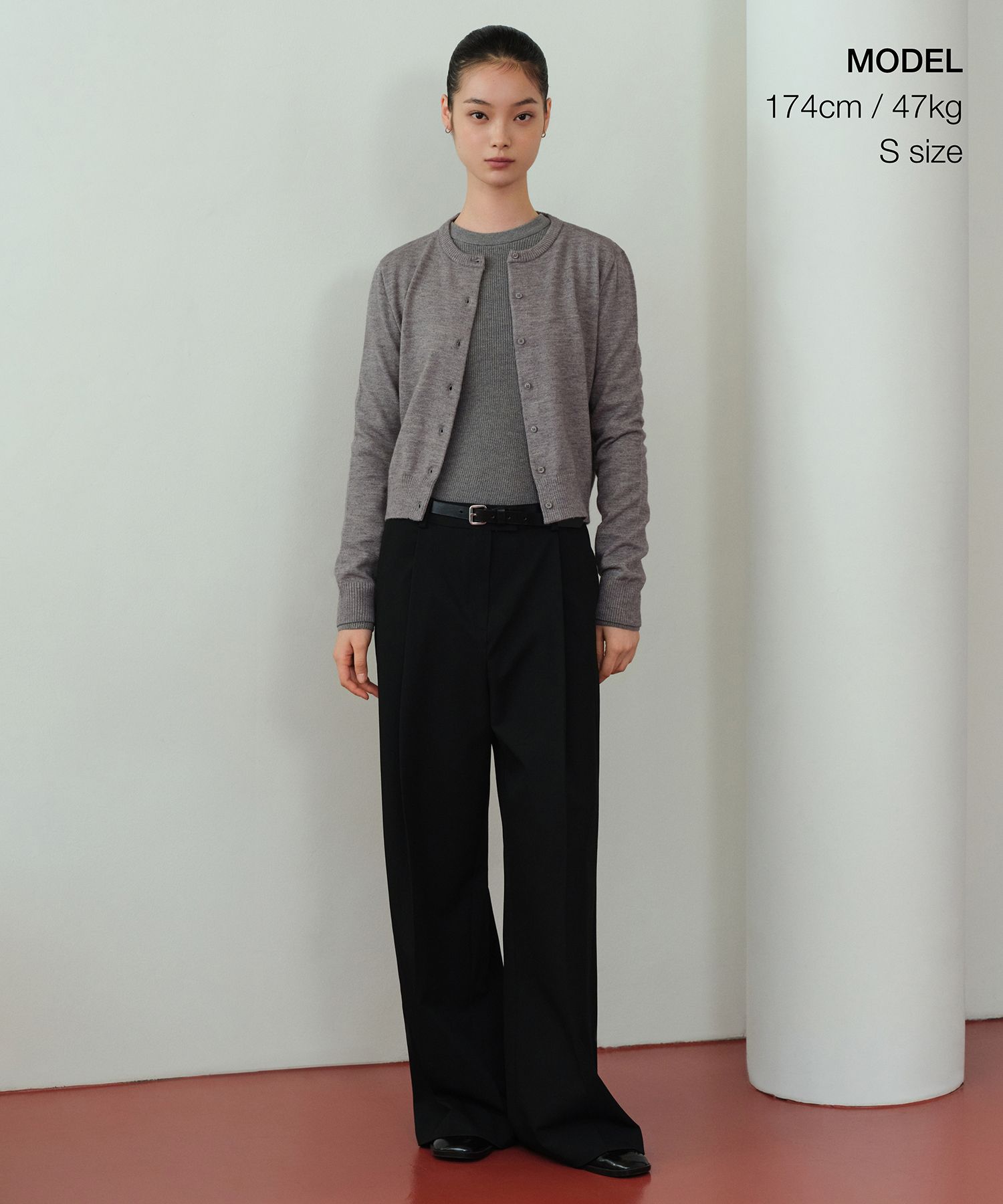 musinsa GRVE グレー　カーディガン　韓国 MUSINSA公式 | MUSINSA STANDARD WOMAN ウィメンズエッセンシャル