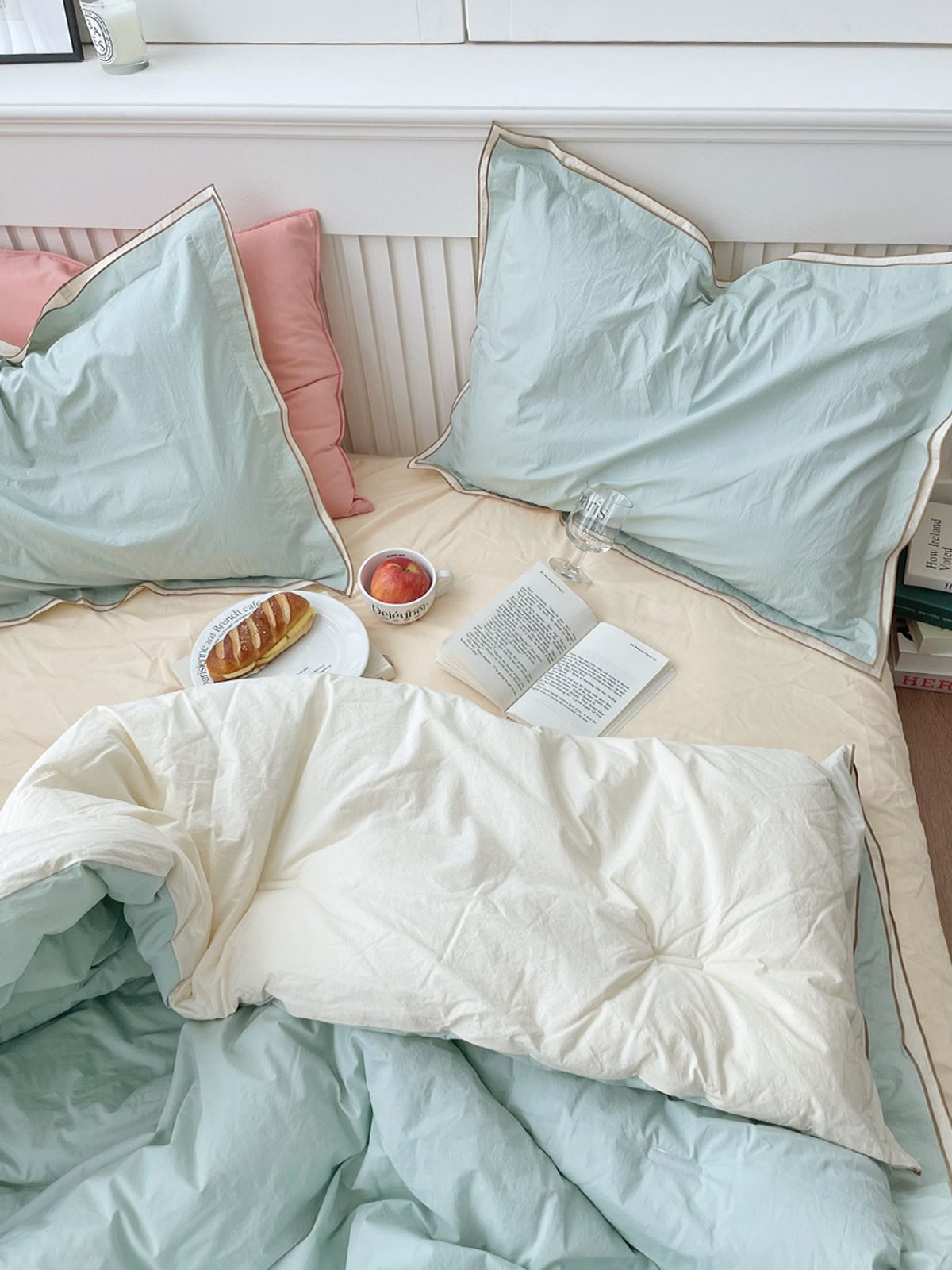 비비홈(VIVIHOME) 오브 리버서블 온도조절 60수 고밀도 차렵이불 S/SS/Q/K 7colors