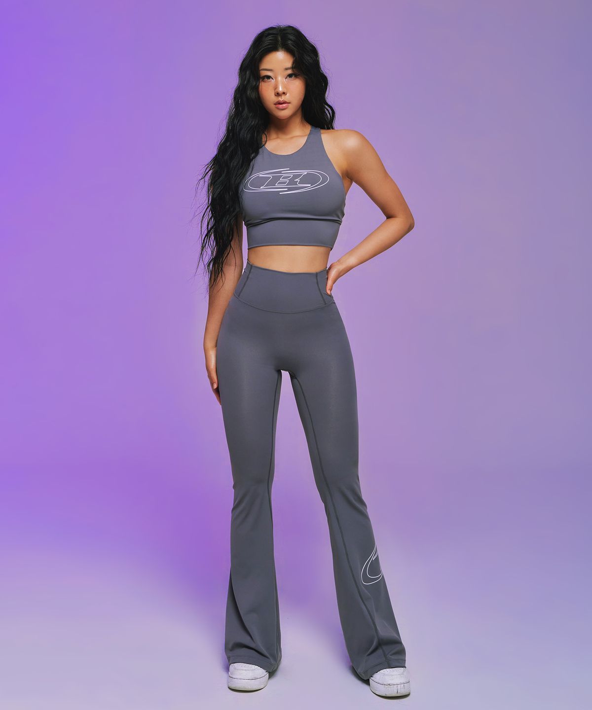 본투윈(BORN TO WIN) W STROKE B BRA TOP [GREY]