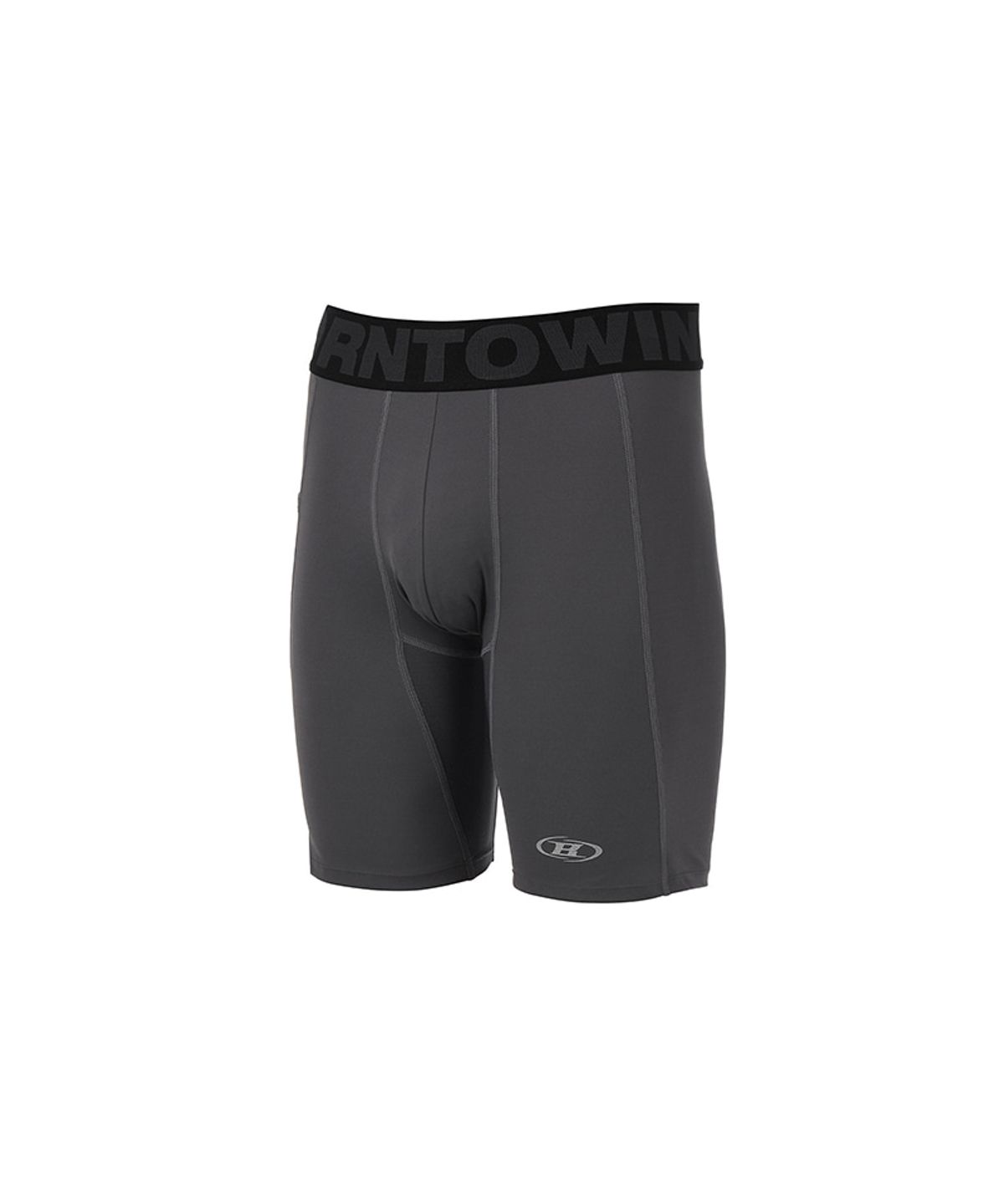 본투윈(BORN TO WIN) OUTBAND ACTIVE SHORT LEGGINGS [GREY]