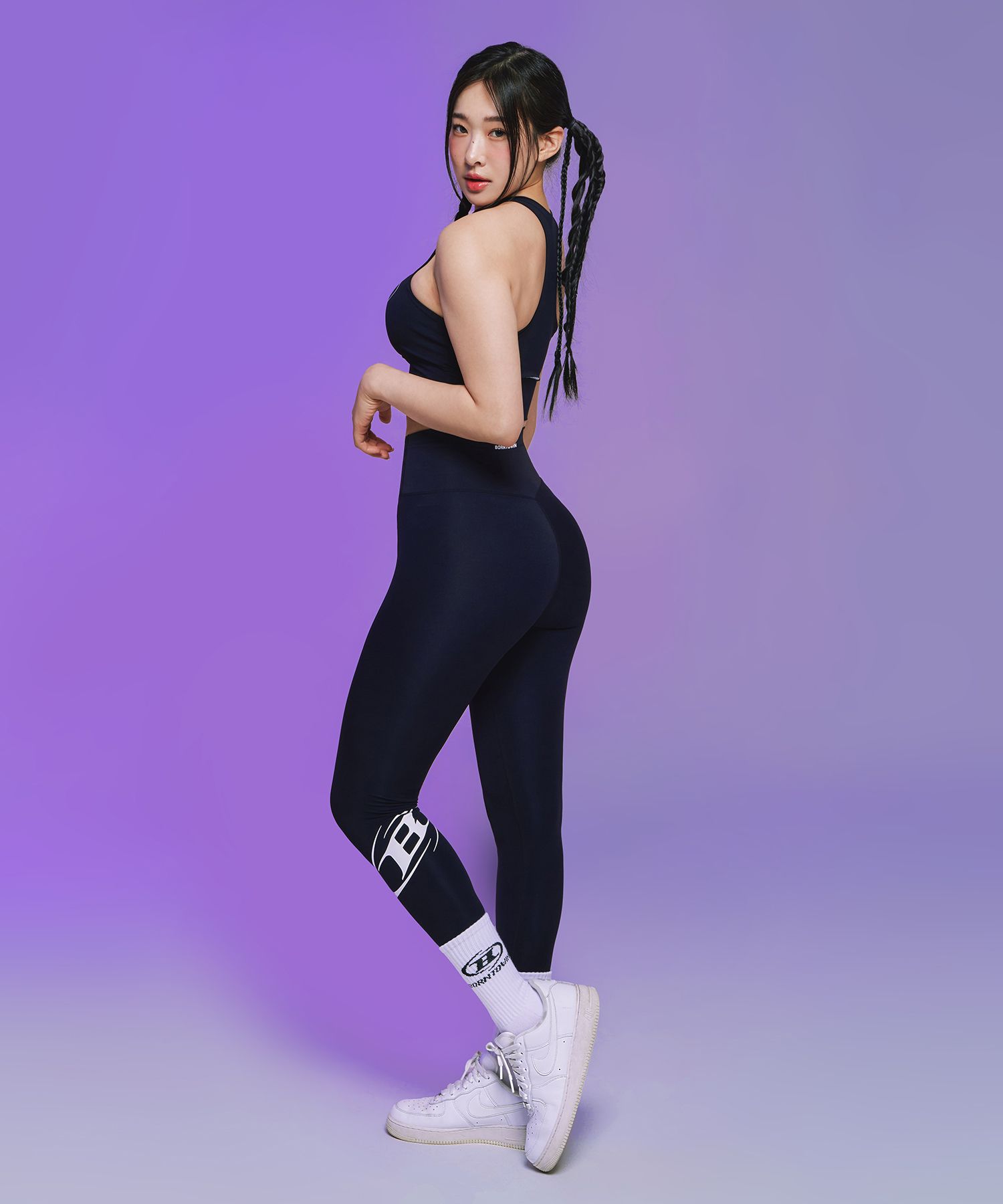 MUSINSA | BORN TO WIN STROKE B TANK TOP [BLACK]