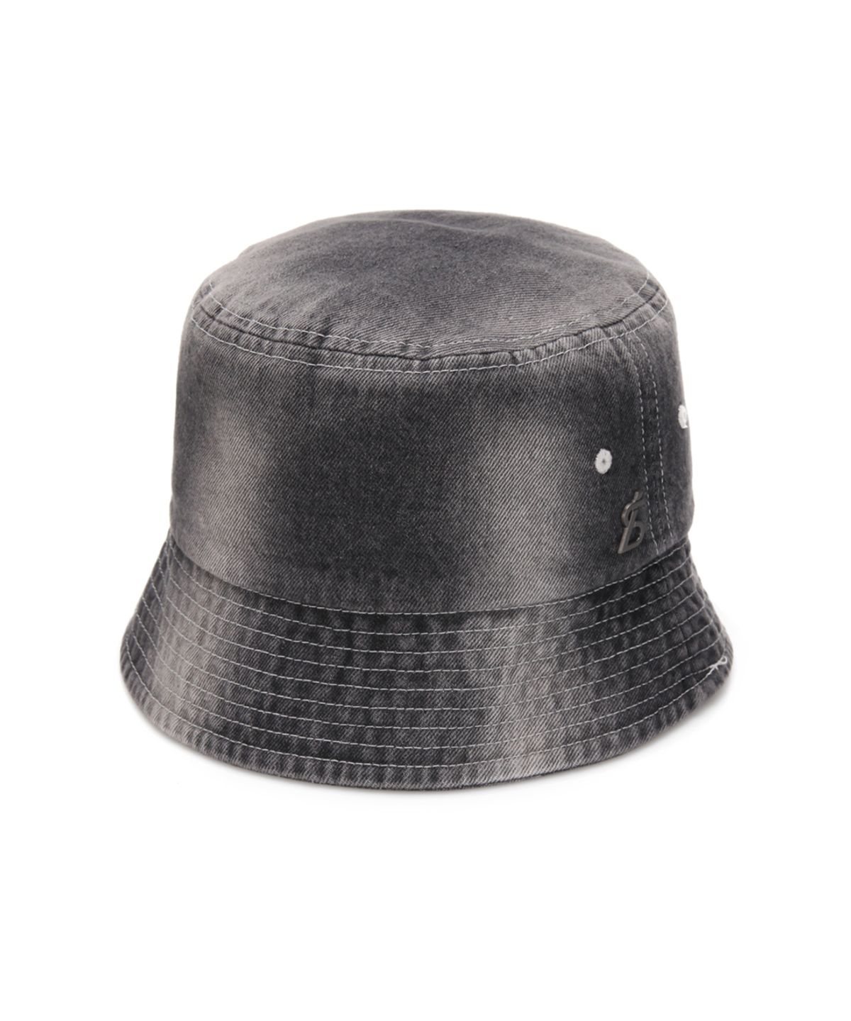 블랙샌즈(BLACK SANDS) 로고 스탠다드 데님 워싱 버킷햇 (2 colors)