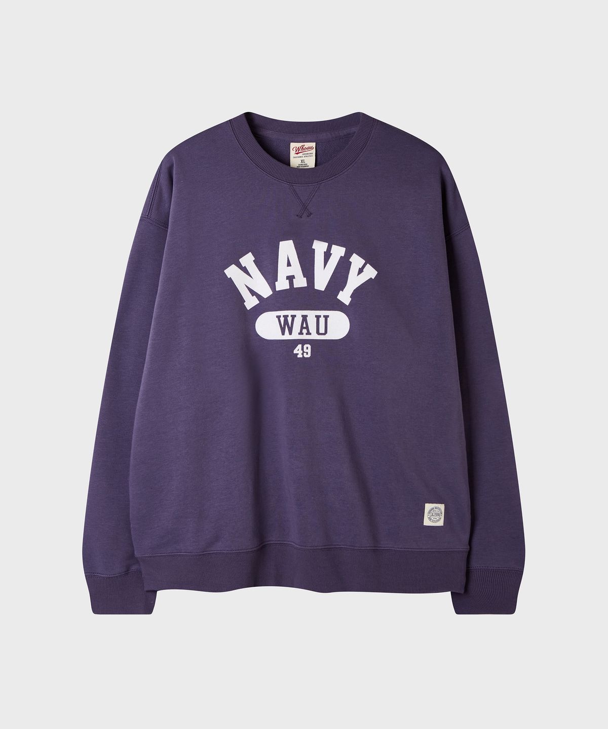 후아유(WHO.A.U) Varsity Logo Sweatshirt / WHMWG4923U