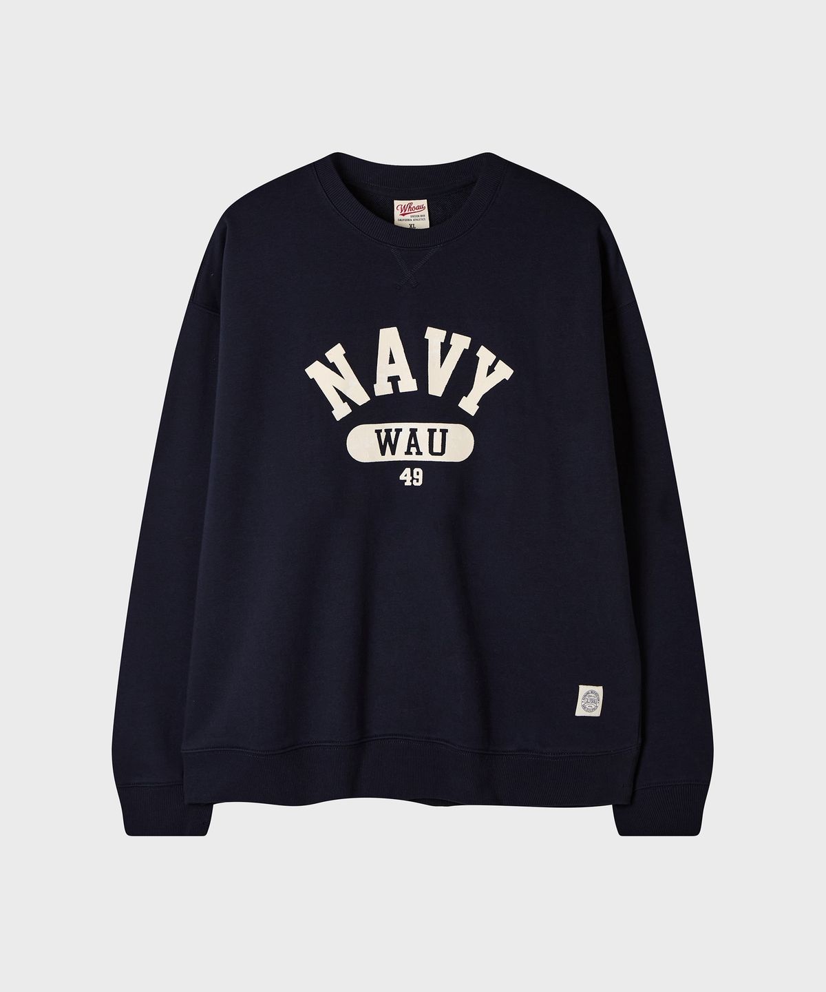 후아유(WHO.A.U) Varsity Logo Sweatshirt / WHMWG4923U