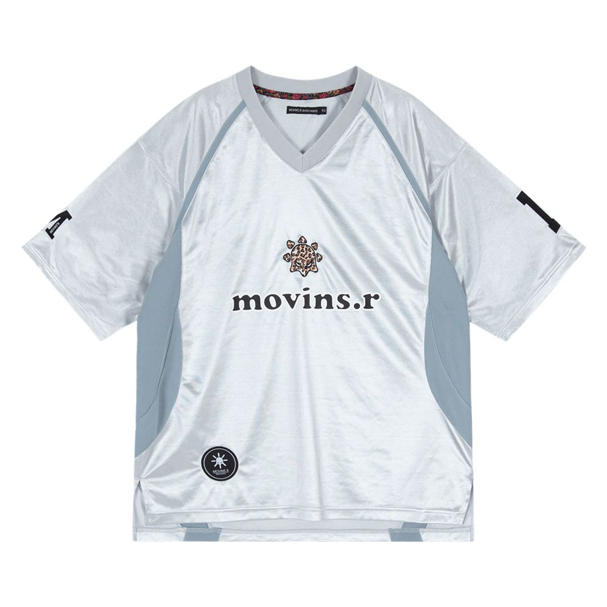 모빈스알(MOVINS.R) PENNA GLORIA SOCCER JERSEY SILVER