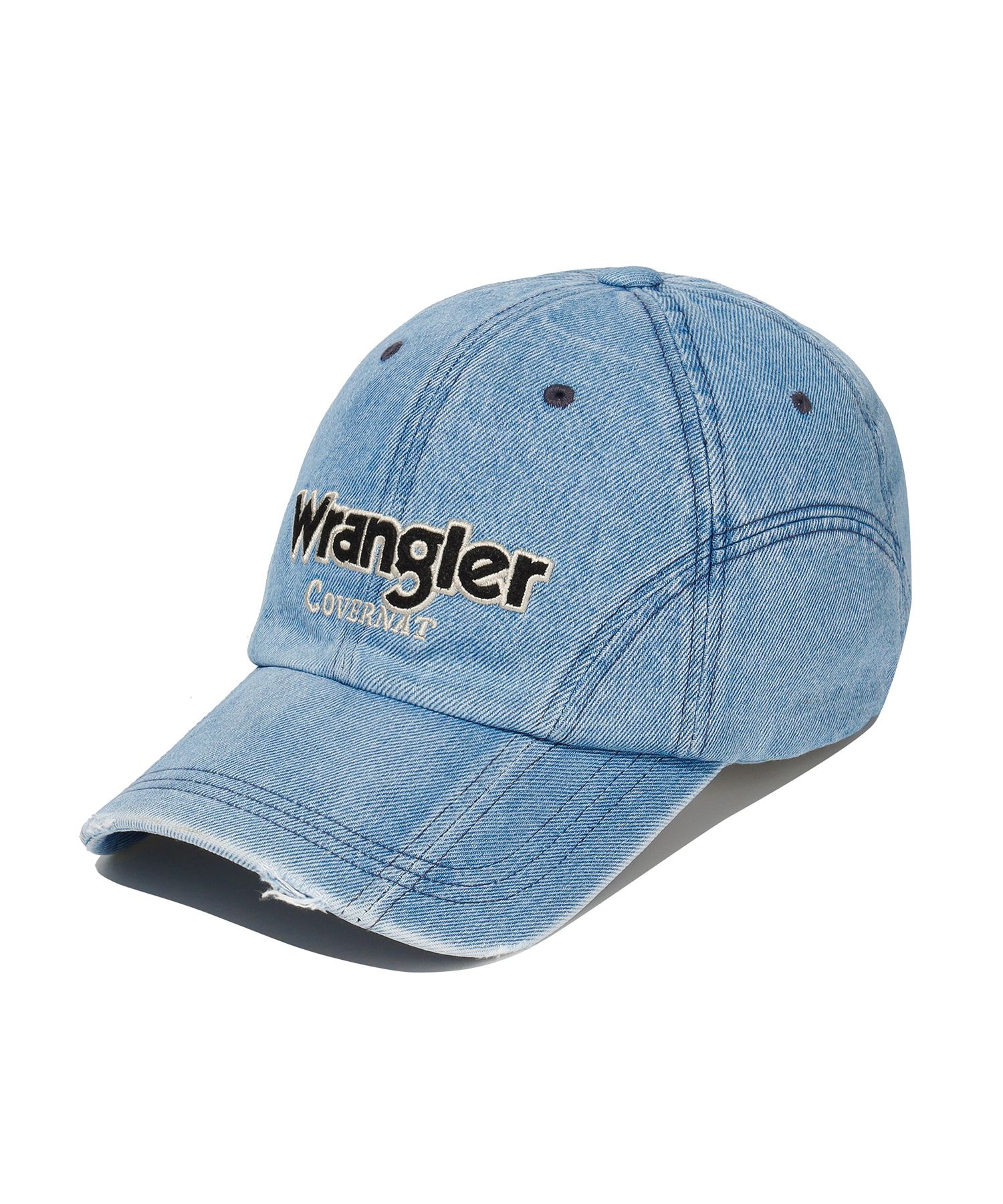 COVERNAT■Logo Denim Washing Ball Cap■送料込 MUSINSA | COVERNAT [CovernotXWrangler] Logo Denim Washing