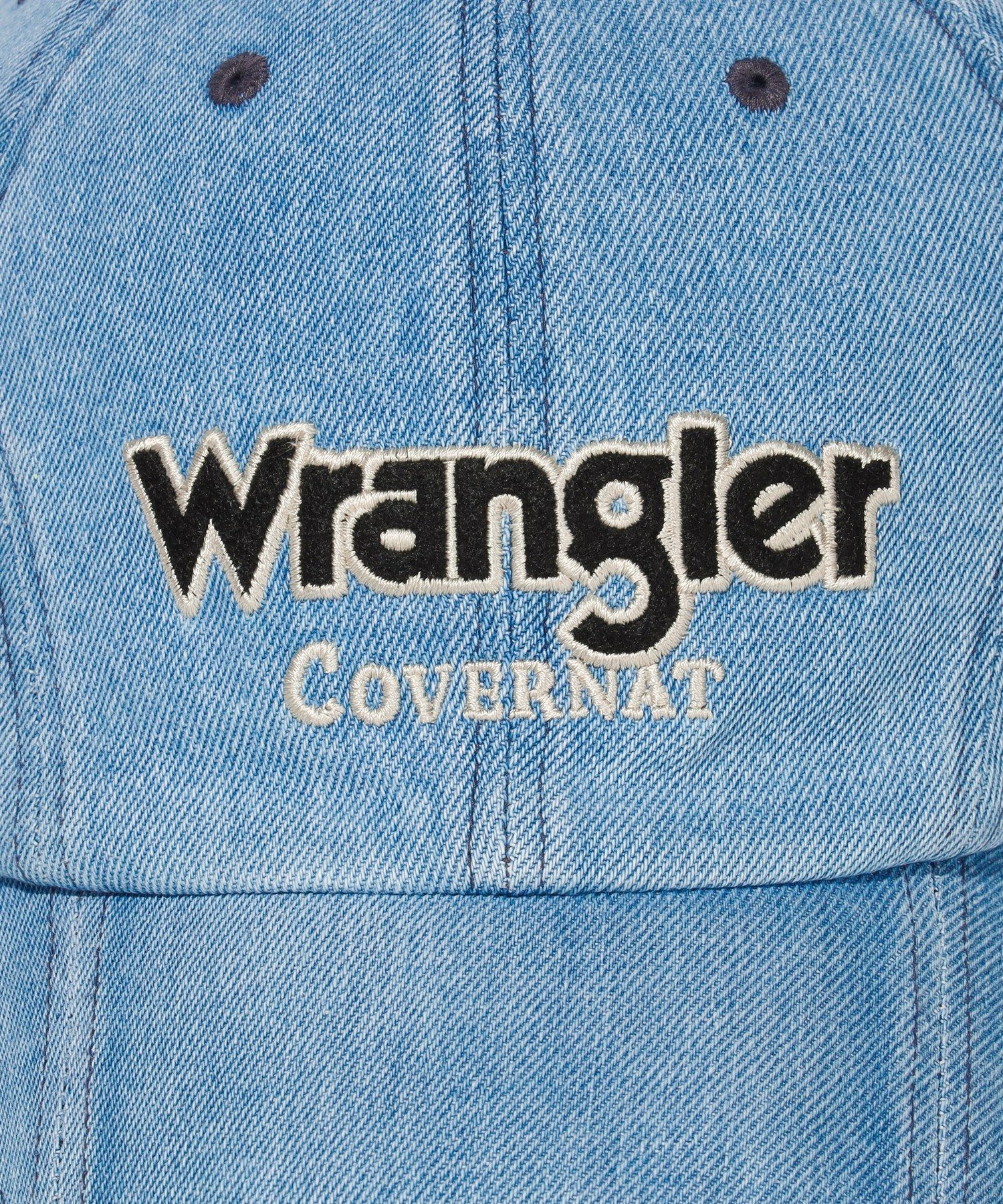 キャップ [COVERNAT X Wrangler] Logo denim washing ball cap 4NY059 MUSINSA | COVERNAT [CovernotXWrangler] Logo Denim Washing