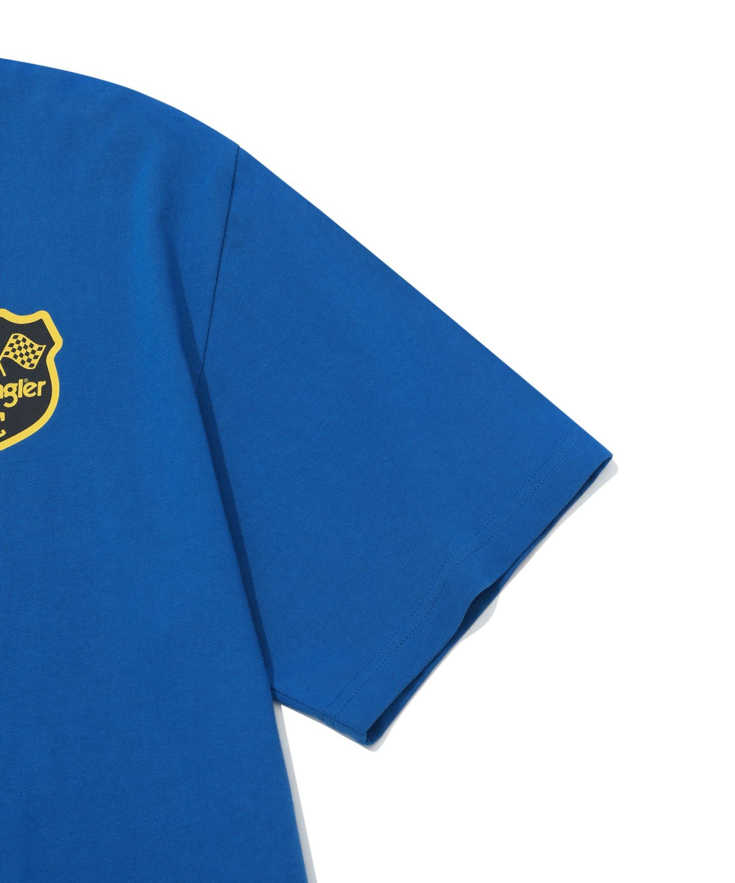 Tシャツ・カットソー COVERNAT CoverNatXWrangler 08 Vintage T-Shirt Blue MUSINSA | COVERNAT [CovernotXWrangler] 08 Vintage T-shirt Blue