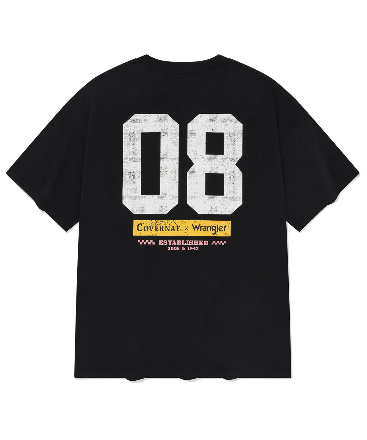 커버낫(COVERNAT) [커버낫X랭글러] 08 빈티지 티셔츠 블랙