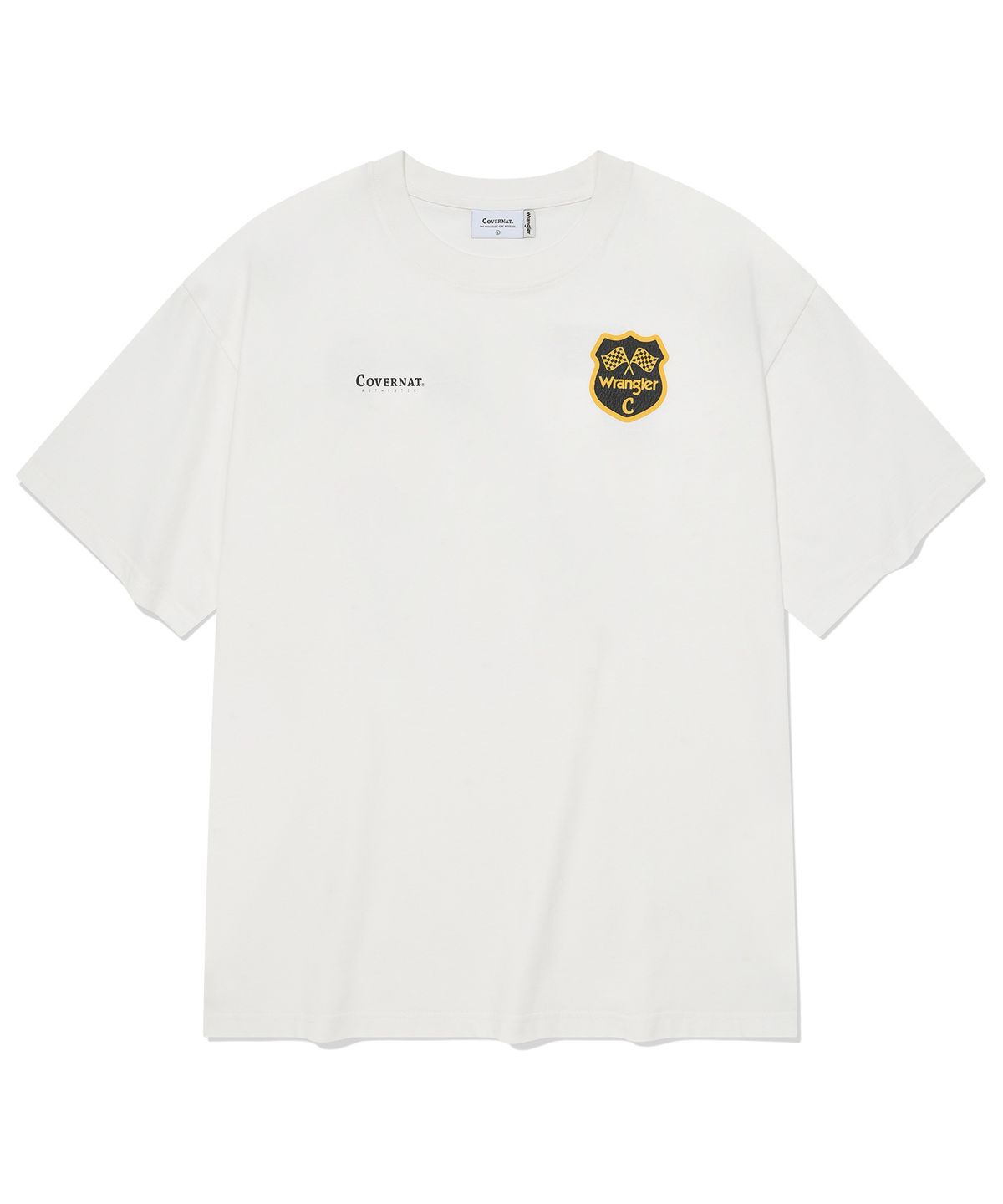 커버낫(COVERNAT) [커버낫X랭글러] 08 빈티지 티셔츠 화이트