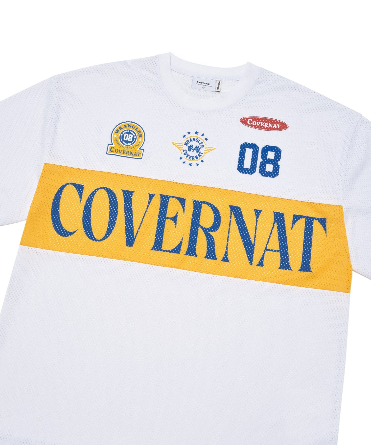 Tシャツ・カットソー COVERNAT Authentic C Gradient Long Sleeve White Ade T-shirt LS / White – J.Lindeberg