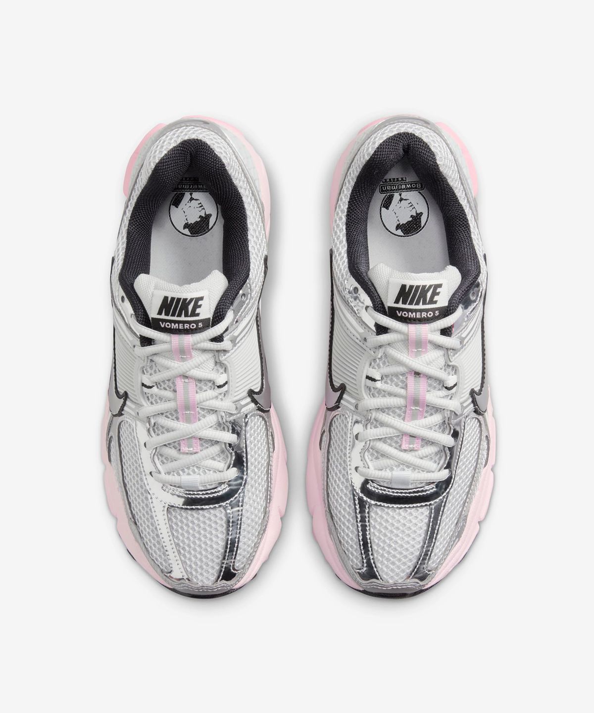 나이키(NIKE) 줌 보메로 5 W - 포톤 더스트:메탈릭 실버:핑크 폼:메드 소프트 핑크:울프 그레이:블랙 / HF1877-001