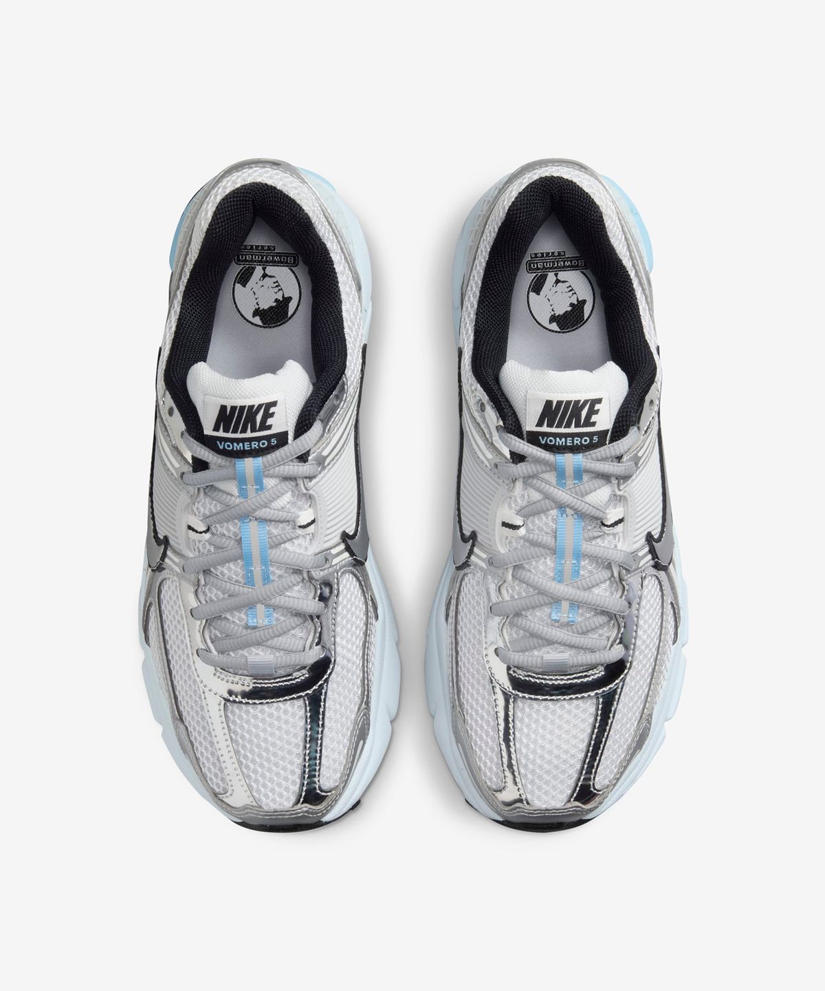 나이키(NIKE) 줌 보메로 5 W - 매탈릭 실버:퓨어 플래티넘:블루 틴트:블랙 / HF1877-100