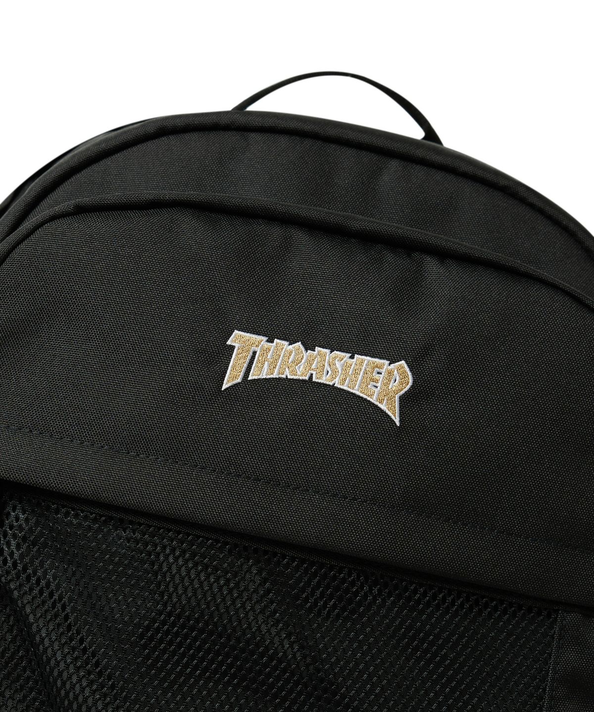 트레셔(THRASHER) 메쉬 포켓 백팩 베이지
