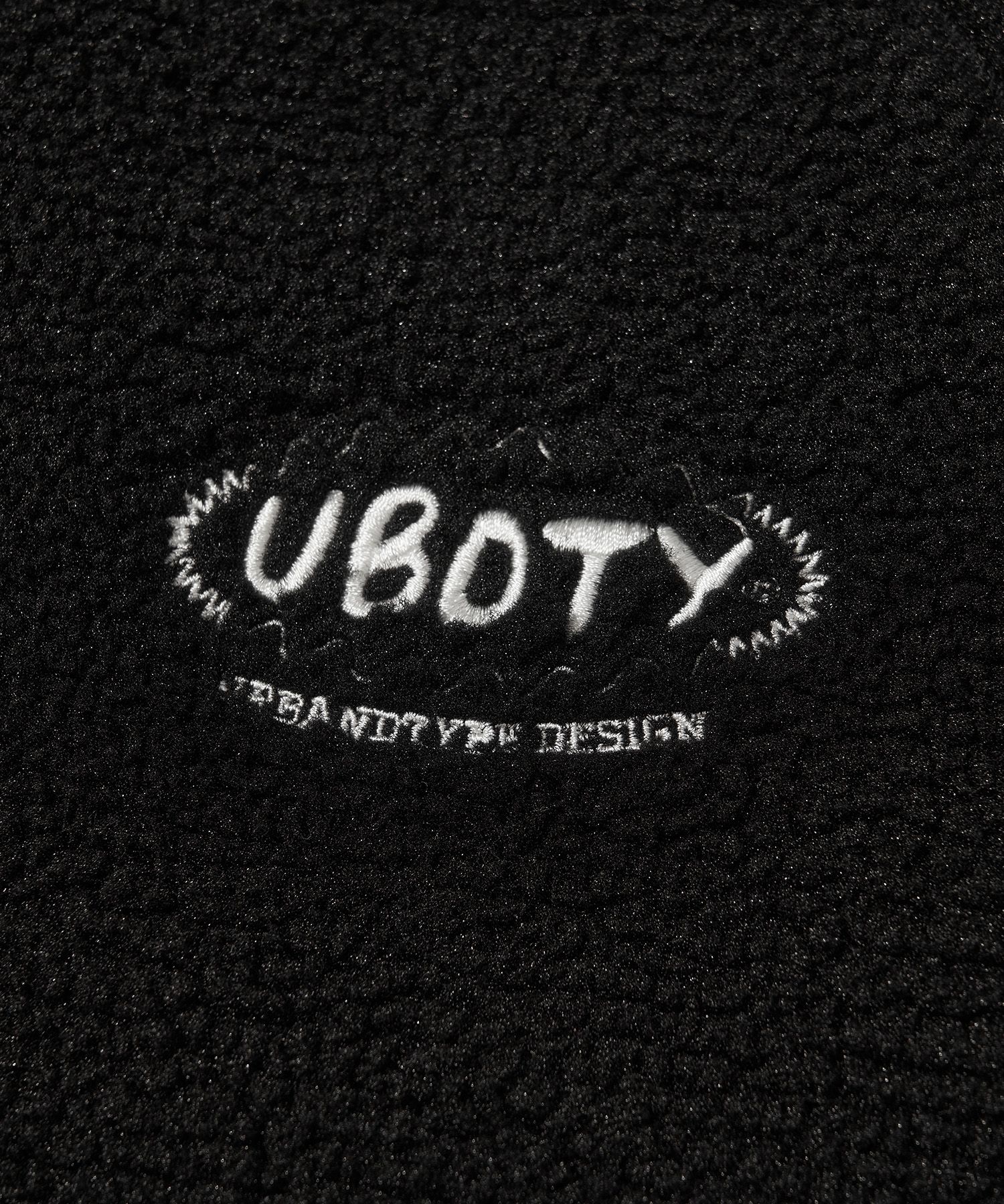 MUSINSA | URBANDTYPE Padded Fleece Varsity Jacket_Black