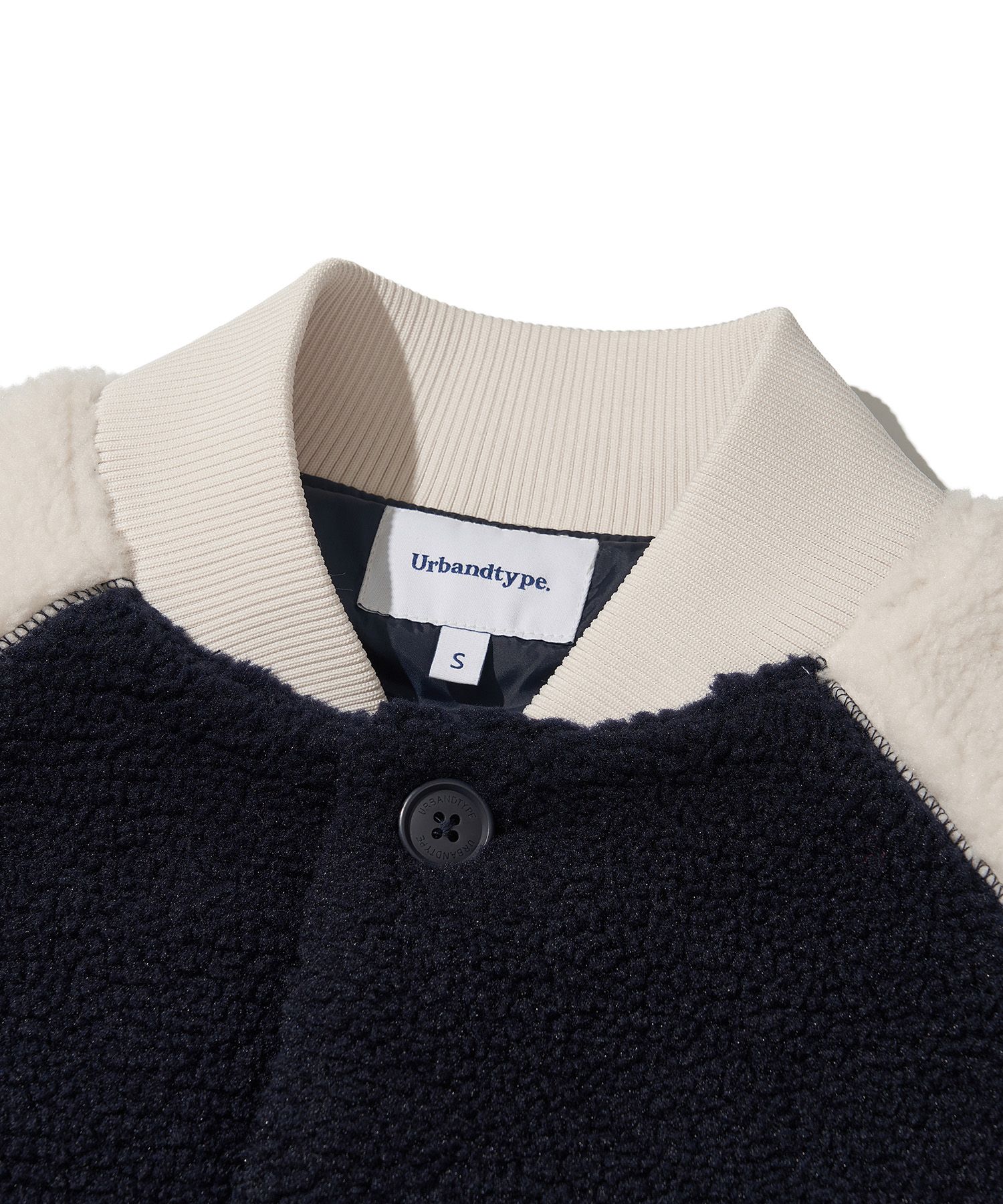 ★ Urbandtype.★ Padded Fleece Varsity Jacket Navy UBDWJP00 MUSINSA | URBANDTYPE Padded Fleece Varsity Jacket_Navy