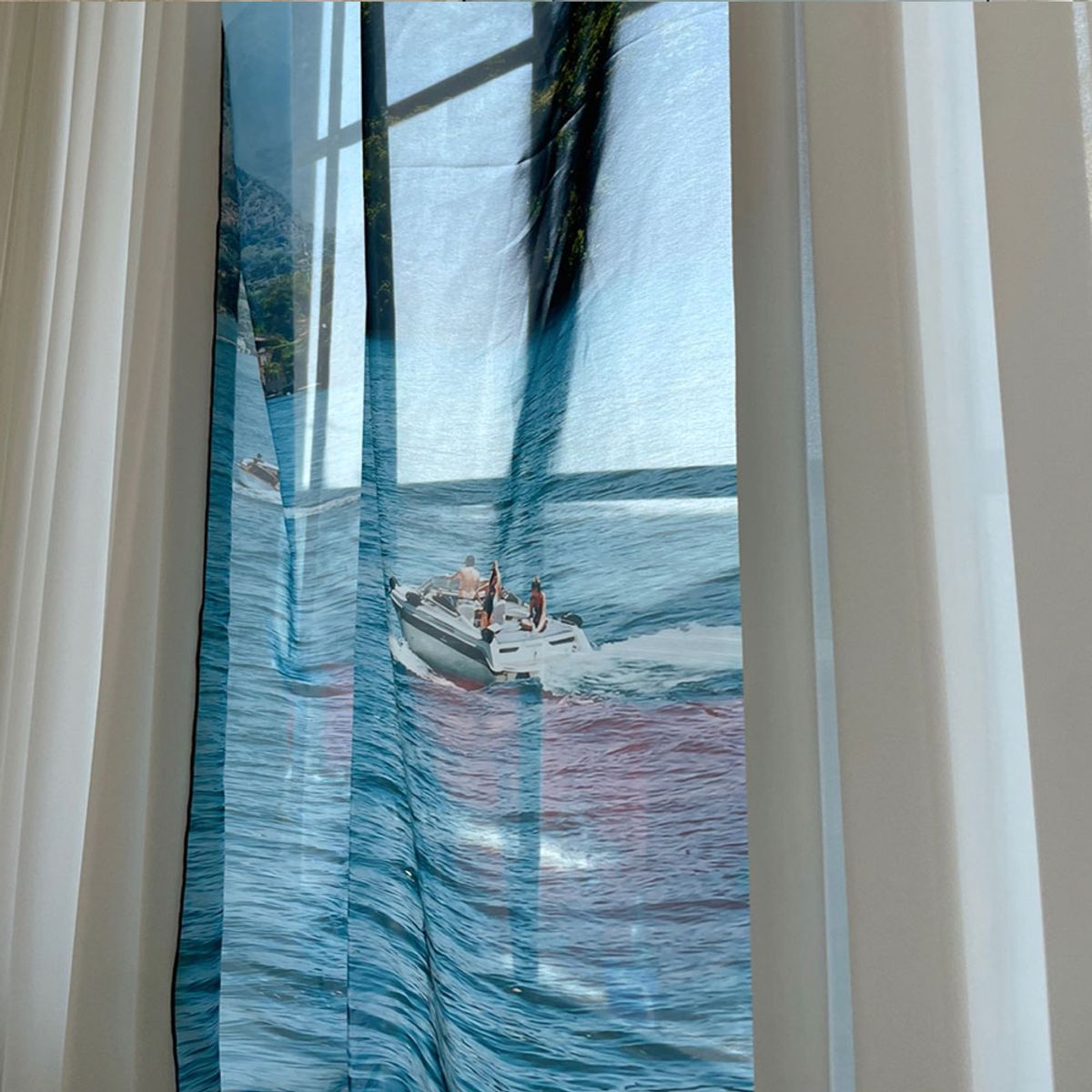 인메이블(INMABLE) 기억의 풍경, 쉬폰 패브릭 포스터 boat
