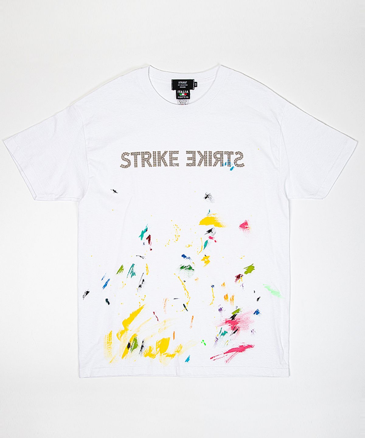 스트라이크(STRIKE) Signature Studs Artful Splatter Tee (WHITE)