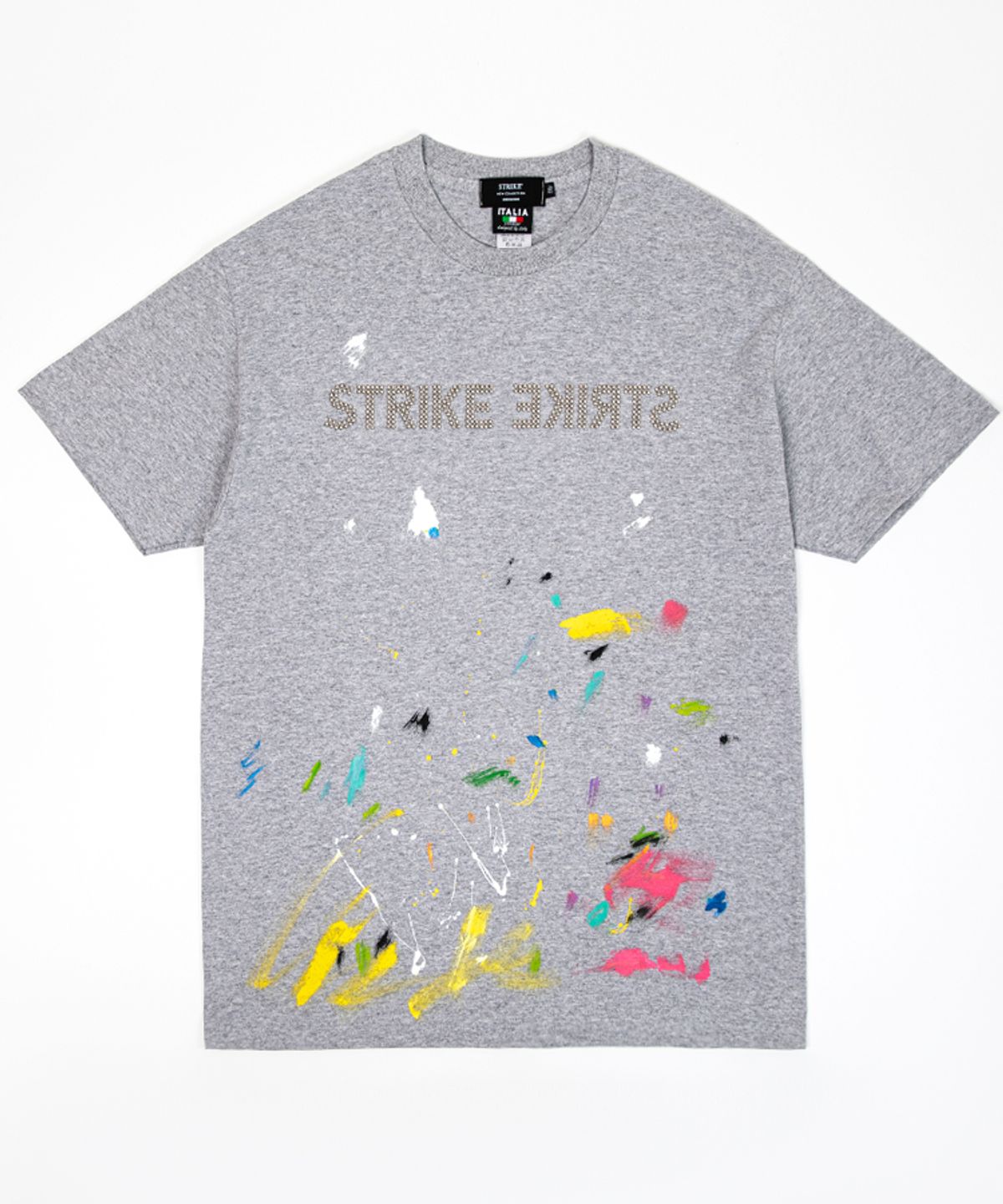 스트라이크(STRIKE) Signature Studs Artful Splatter Tee (GREY)