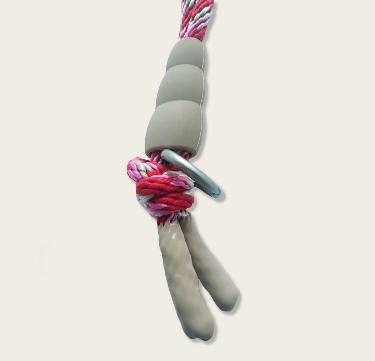 헤이쥬드(HEYJUD) JUD Double Leash 쥬드 더블 리드줄 (Sera Magenta)