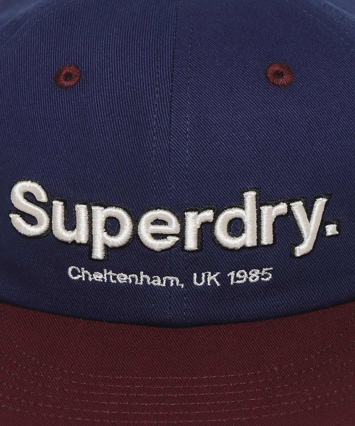 슈퍼드라이(SUPERDRY) 오리지널 플랫 6패널 볼캡 와인