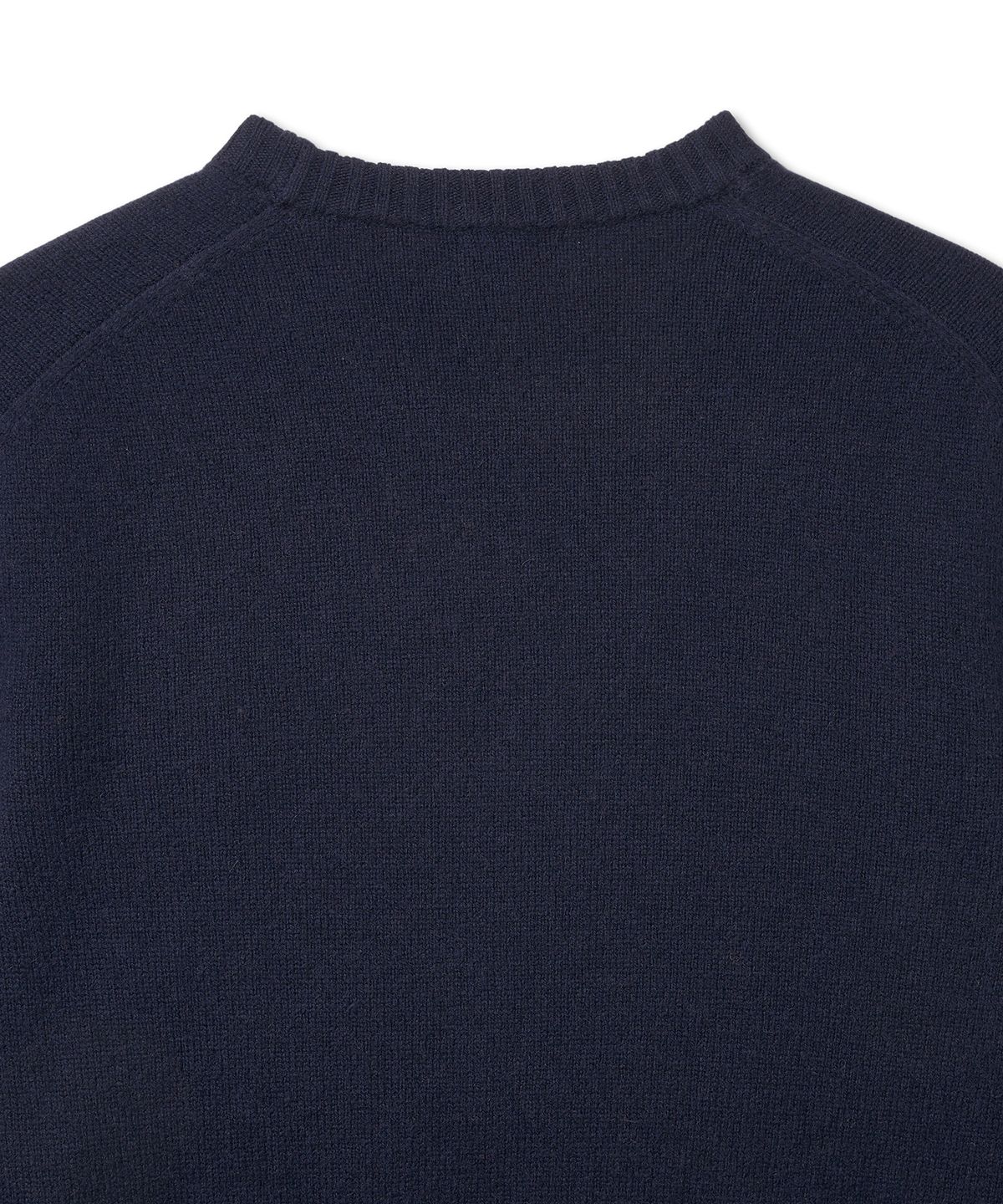폴로 랄프 로렌(POLO RALPH LAUREN) W 울 블렌드 크롭 크루넥 스웨터-헌터 네이비