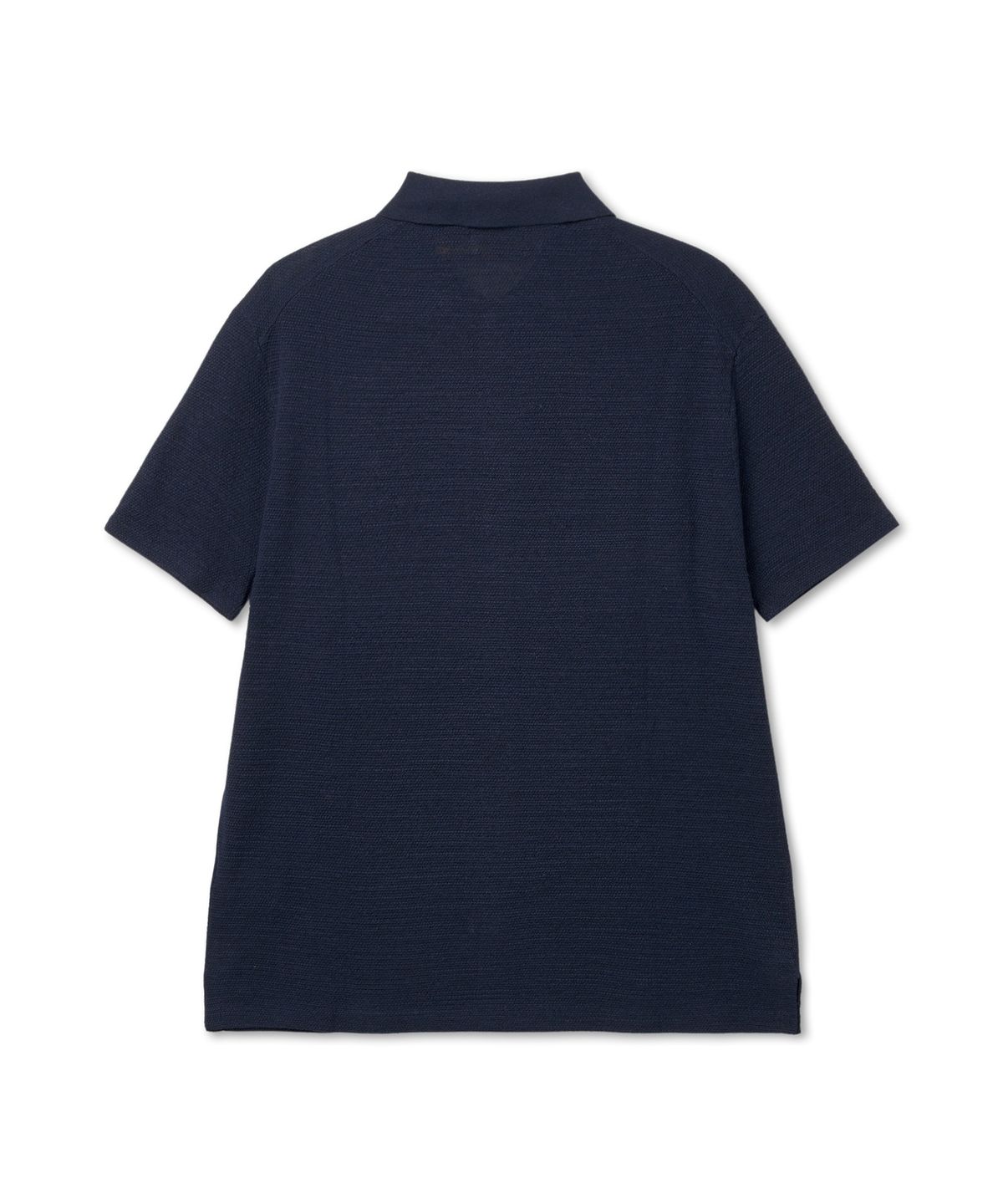 폴로 랄프 로렌(POLO RALPH LAUREN) 텍스처 코튼 리넨 셔츠 스웨터-브라이트 네이비