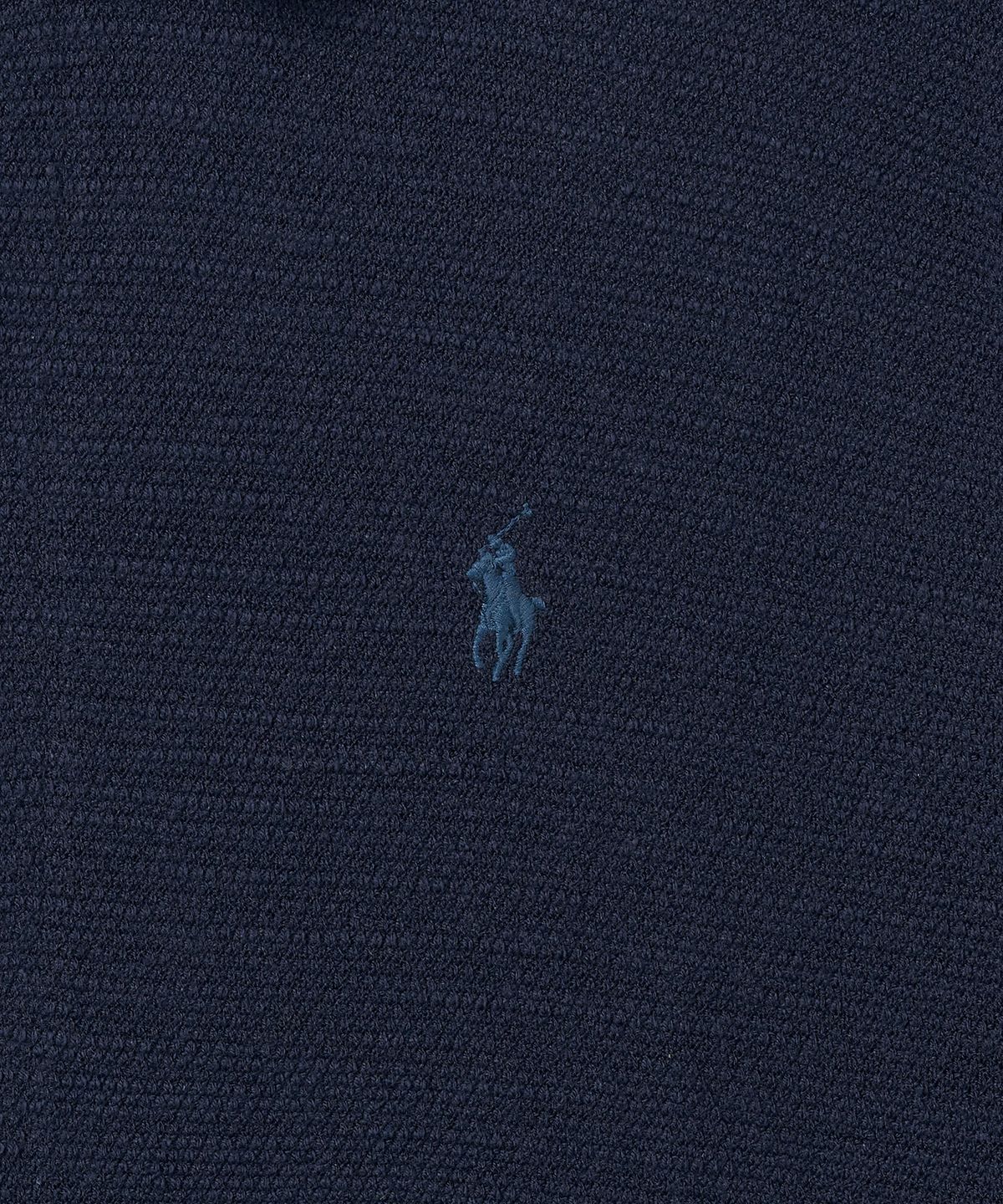 폴로 랄프 로렌(POLO RALPH LAUREN) 텍스처 코튼 리넨 셔츠 스웨터-브라이트 네이비